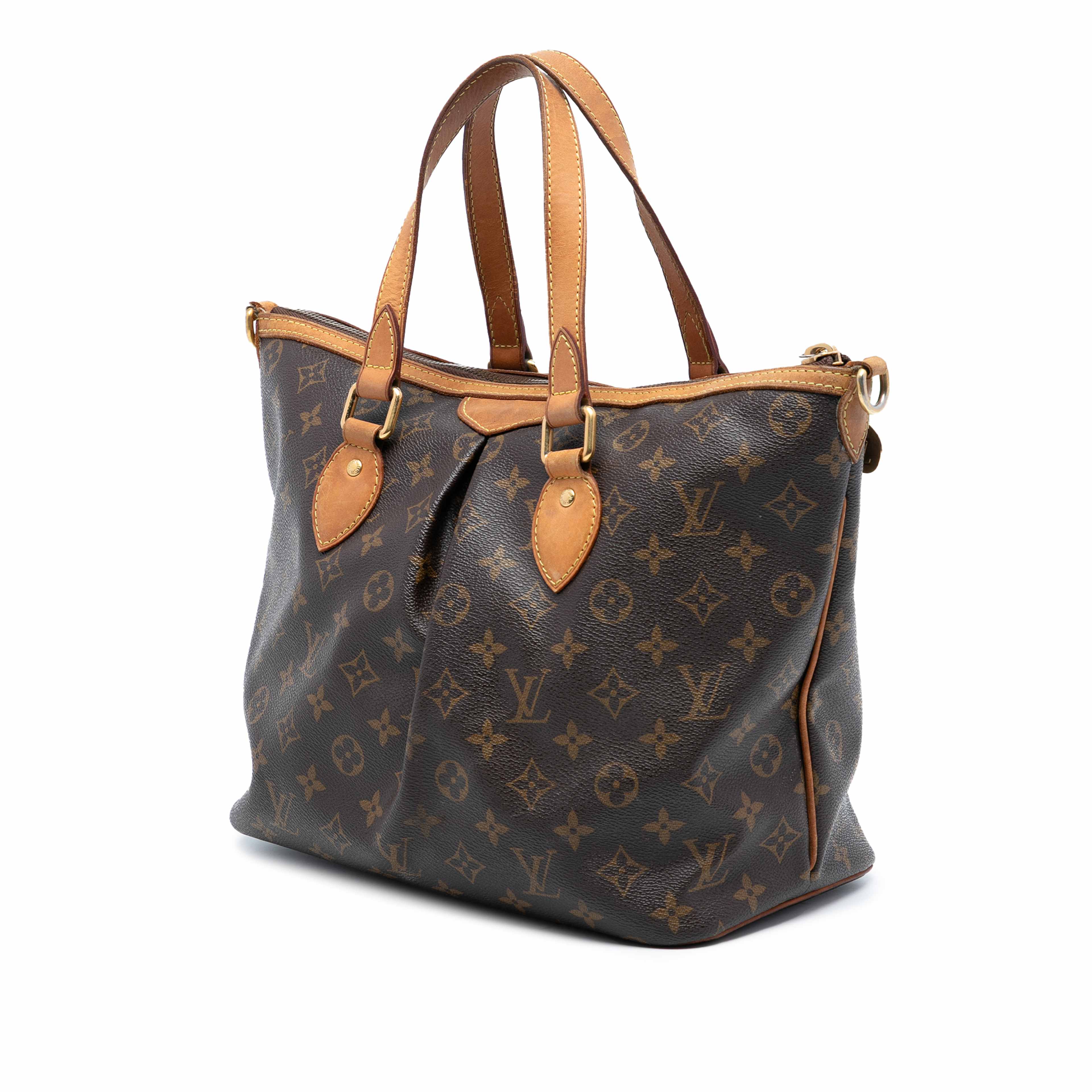 Louis Vuitton Monogram Palermo Pm, från Luxclusif, i färgen brown. Klicka för att öppna bilden i stort format