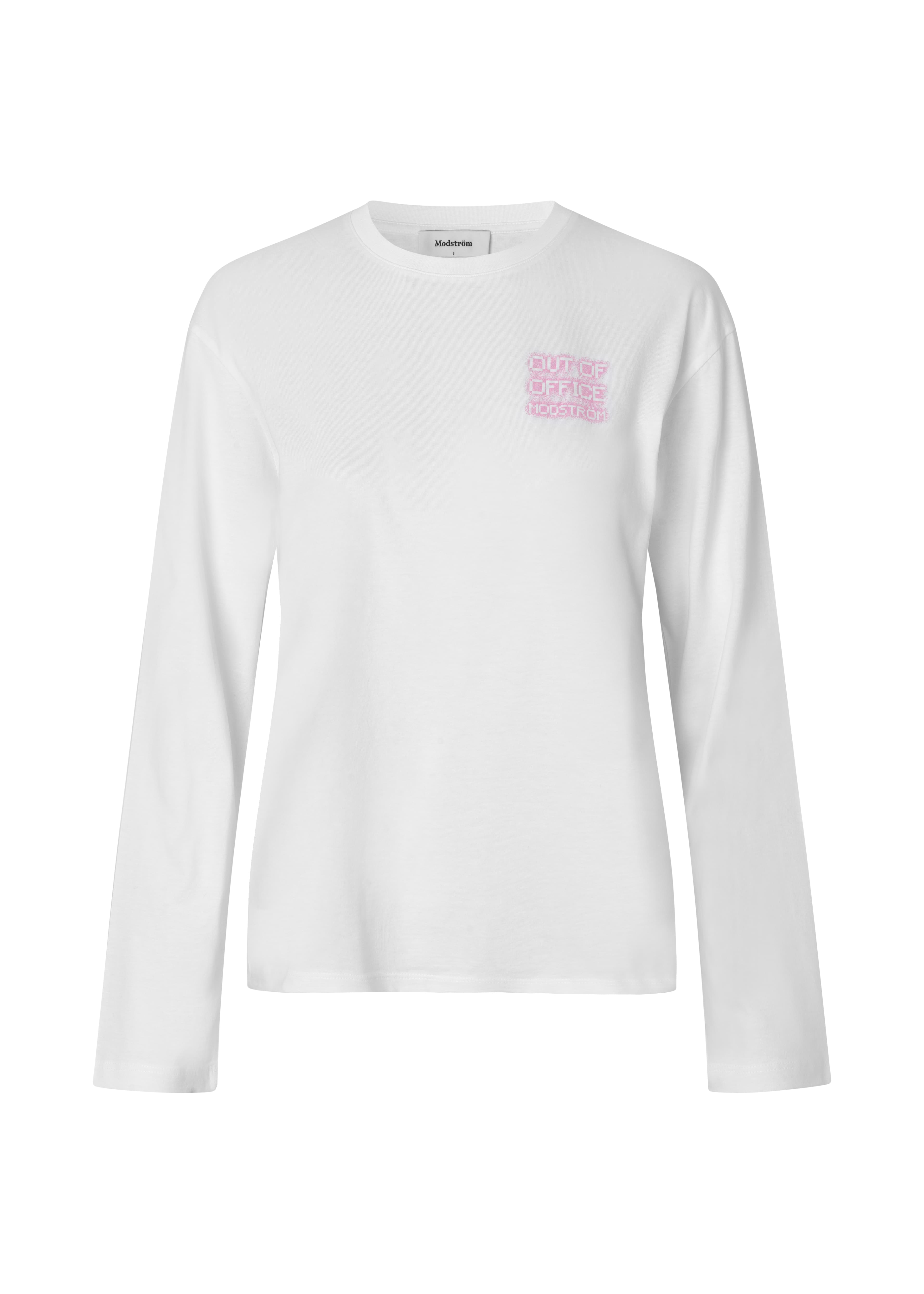 Sugarmd Ls T-shirt, från Modström, i färgen white. Klicka för att öppna bilden i stort format