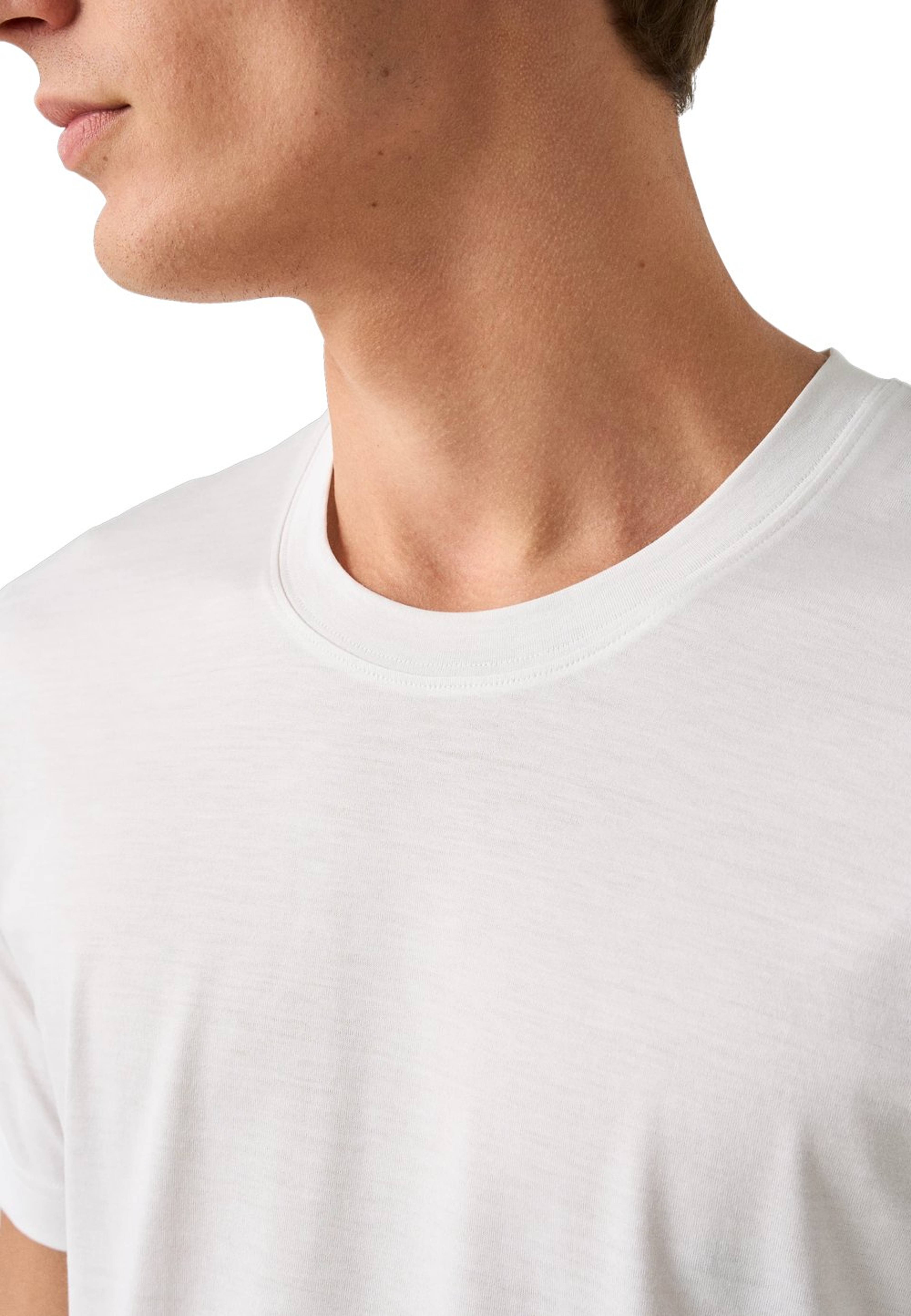 T-shirt I Bomull Och Siden