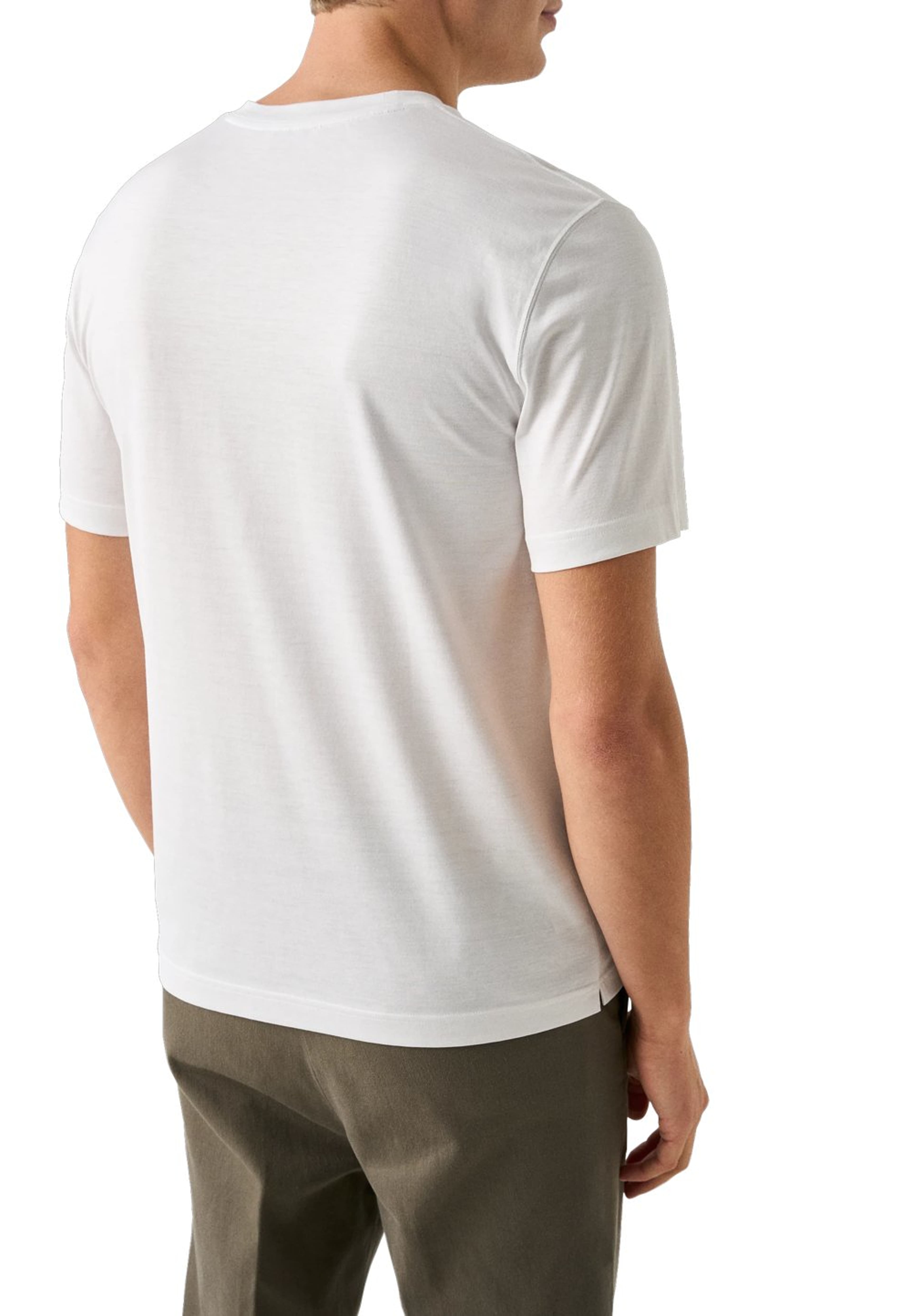 T-shirt I Bomull Och Siden