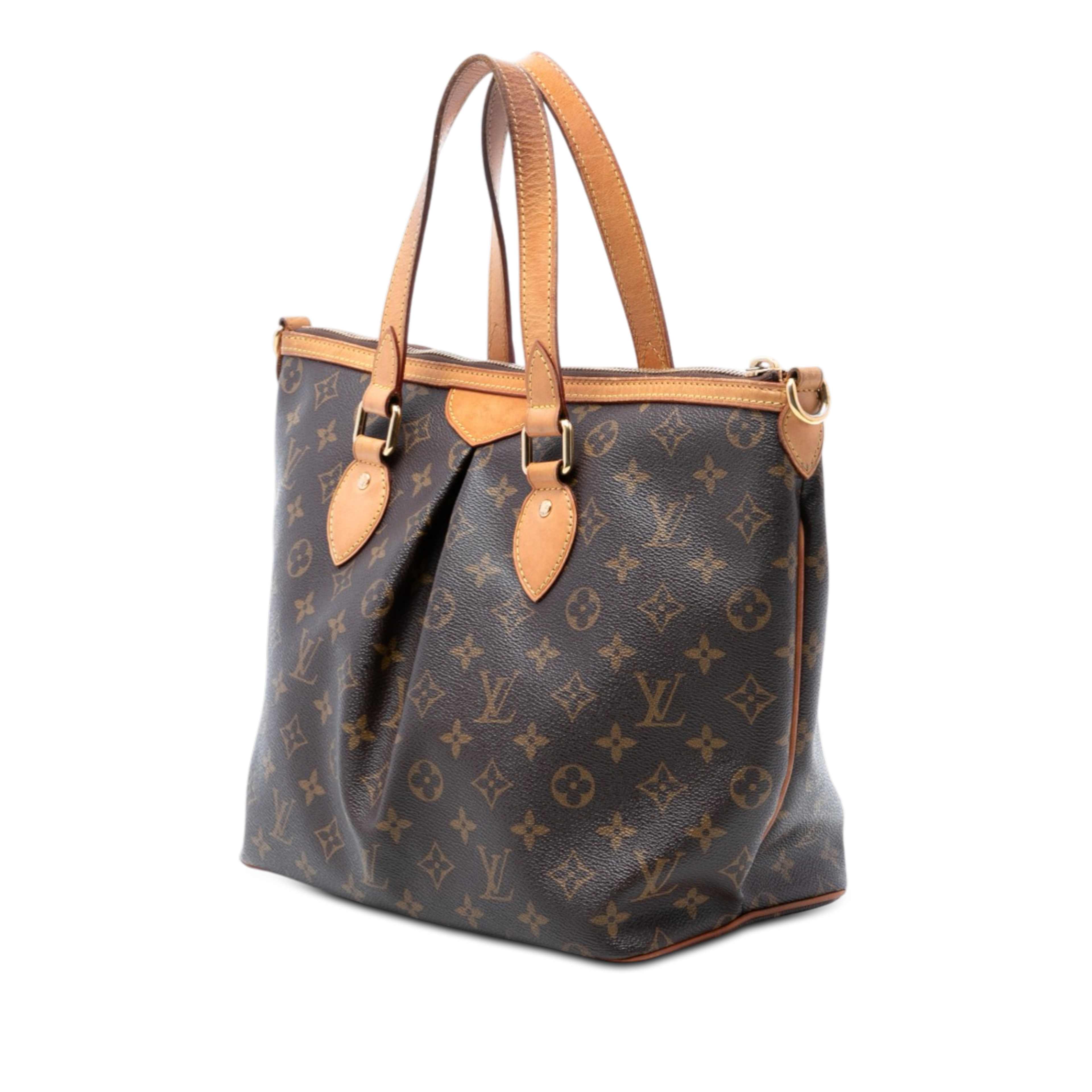 Louis Vuitton Monogram Palermo Pm, från Luxclusif, i färgen brown. Klicka för att öppna bilden i stort format