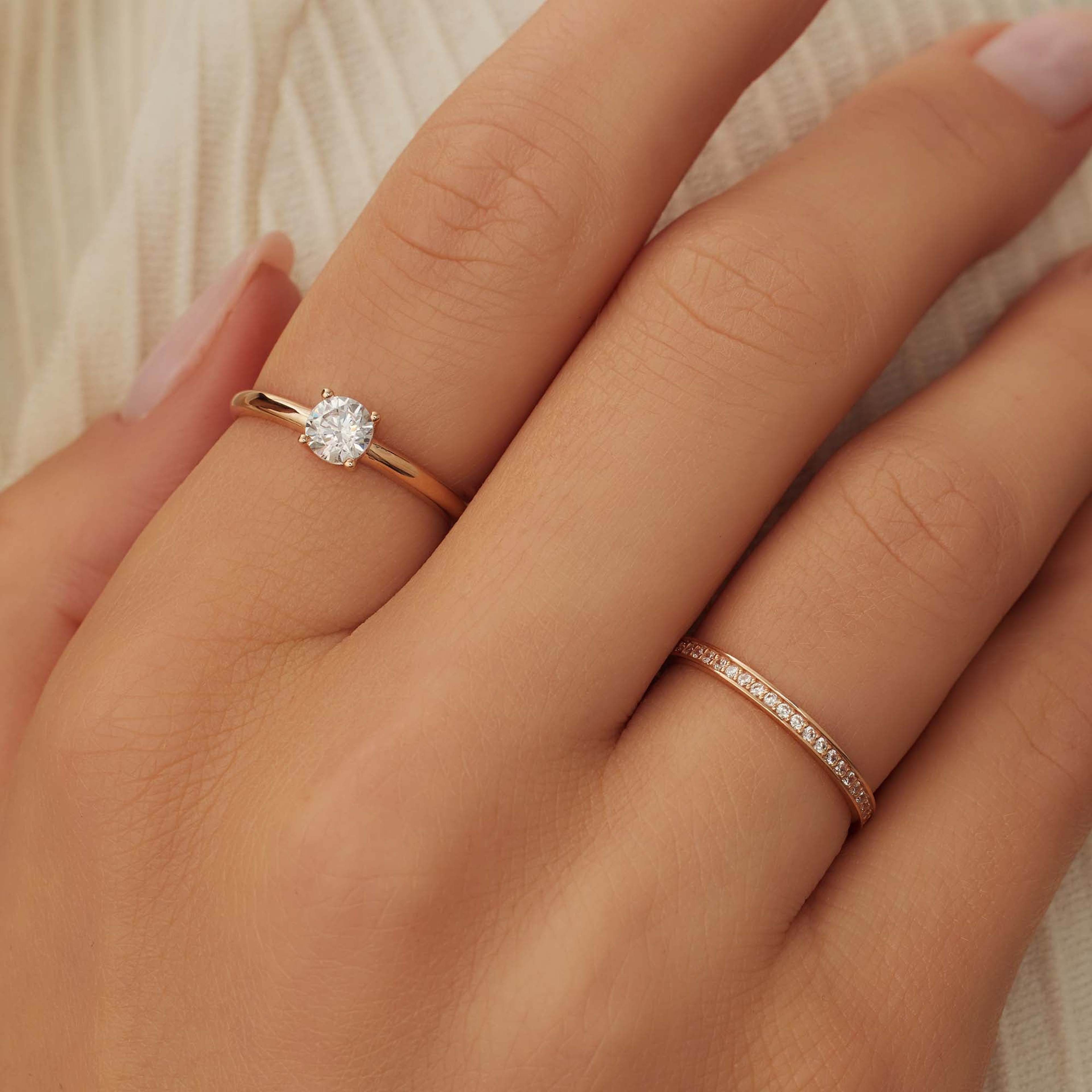 Isabel Bernard Le Marais Dames Ring Goud - Roségoud - 58, från Isabel Bernard, i färgen rose gold. Klicka för att öppna bilden i stort format