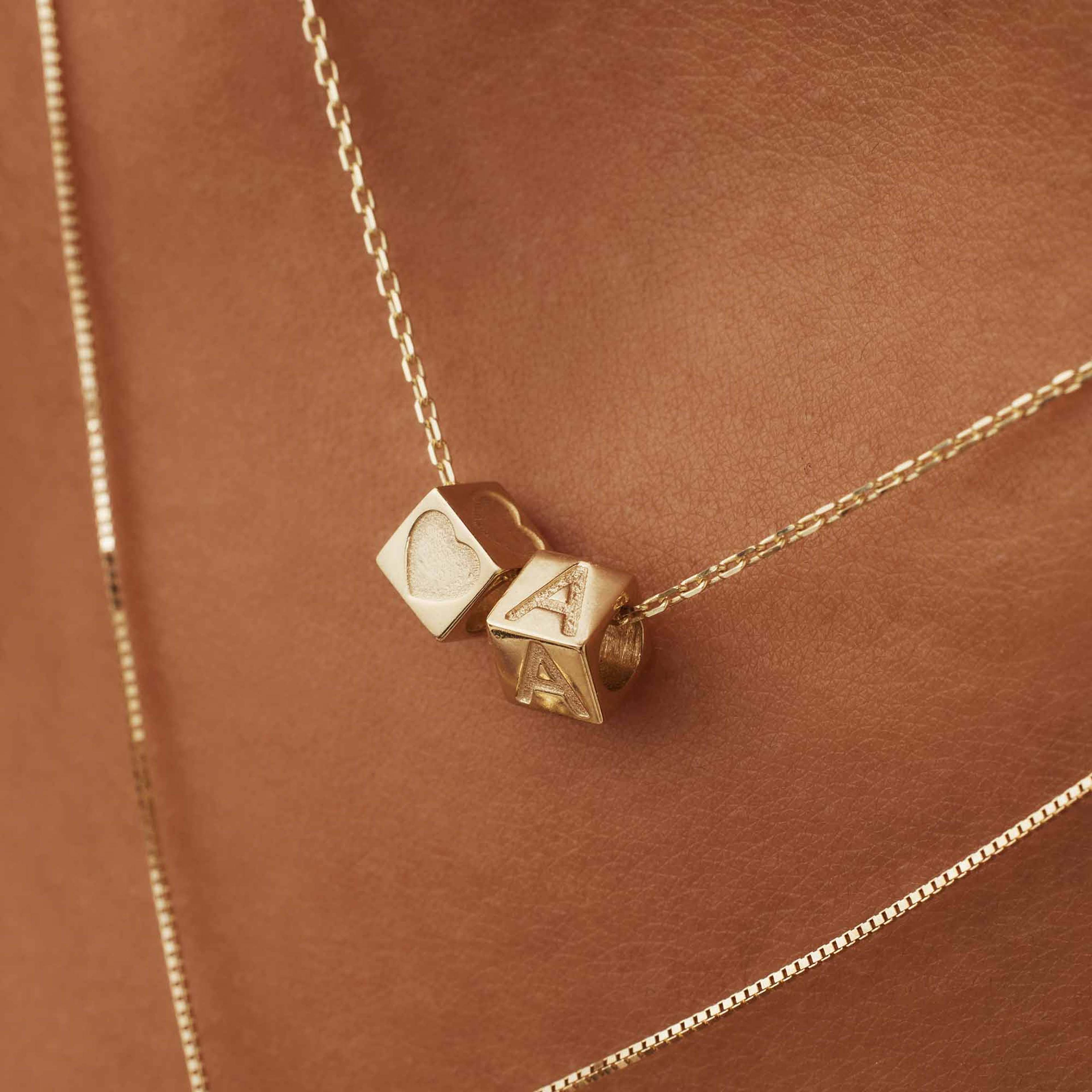 Le Carré 14 Karat Guld Berlock