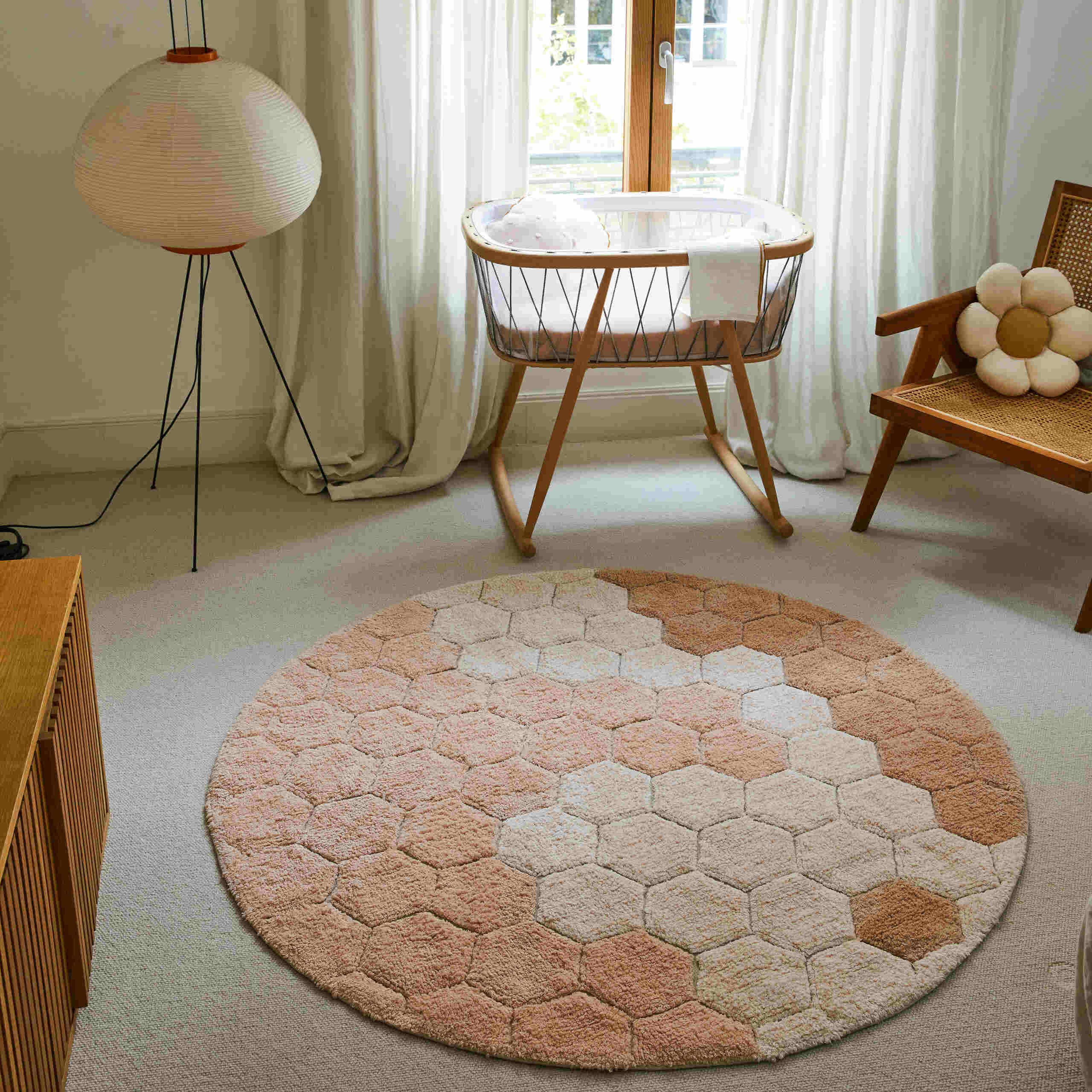 Tvättbar Matta Honeycomb