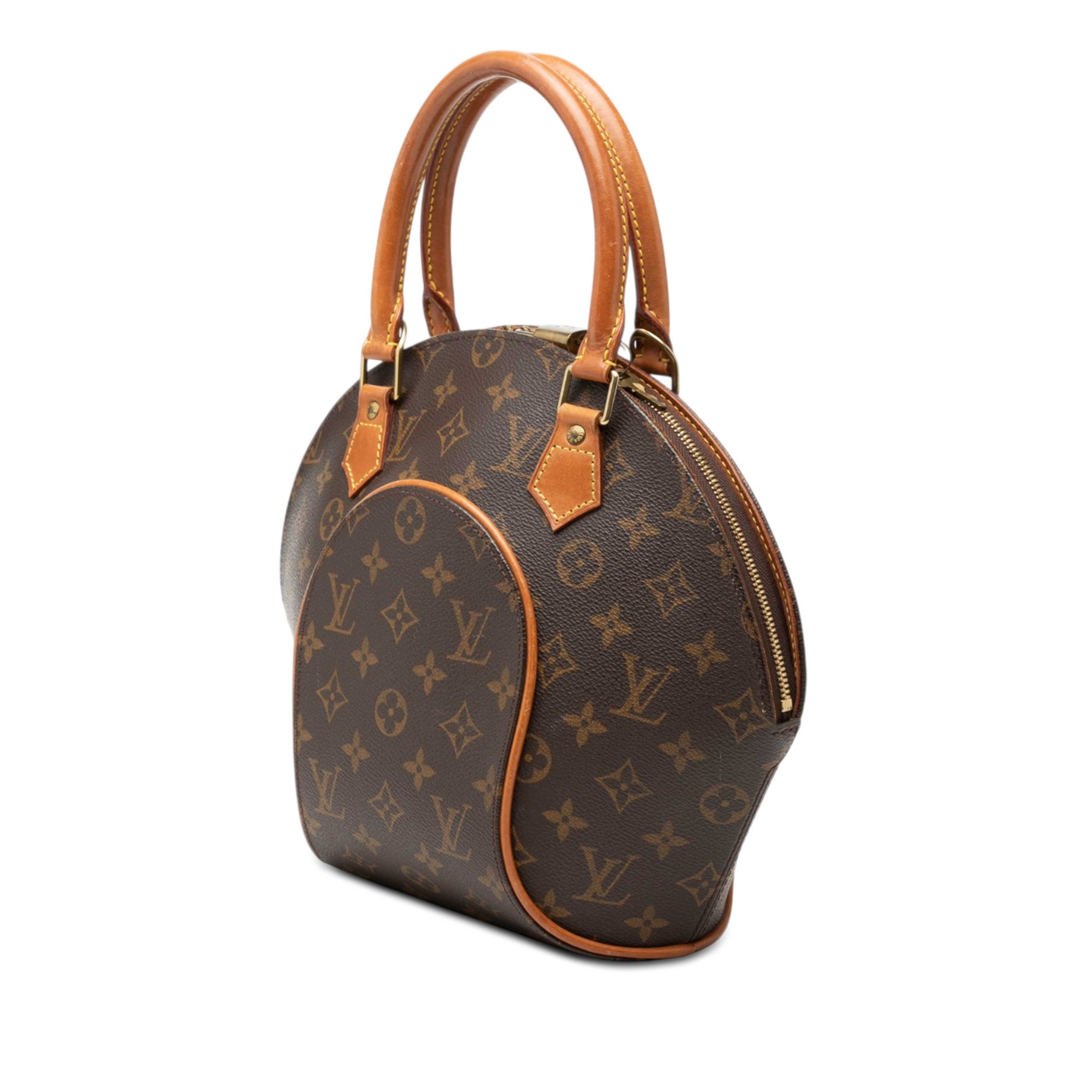 Louis Vuitton Monogram Ellipse Pm, från Luxclusif, i färgen brun. Klicka för att öppna bilden i stort format