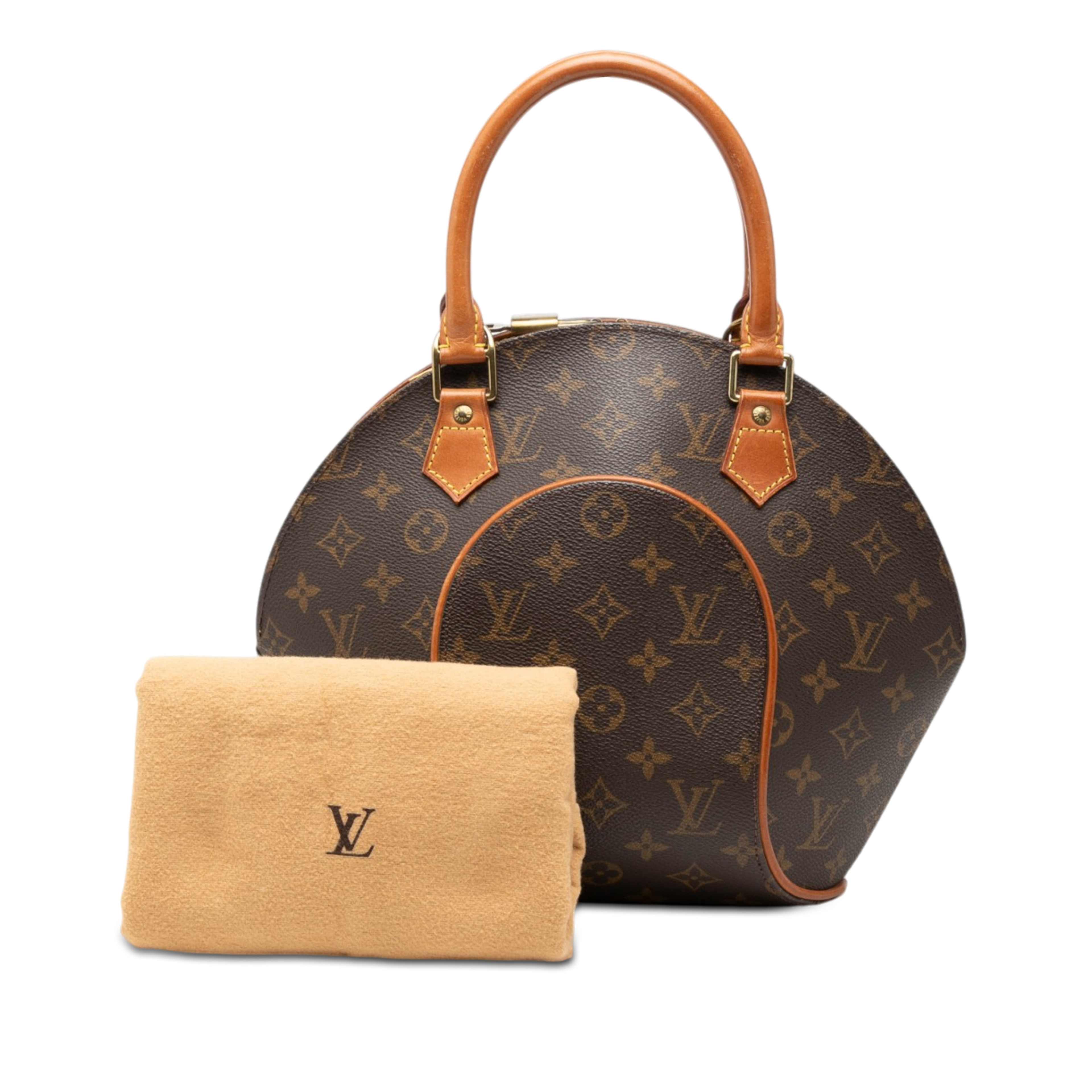 Louis Vuitton Monogram Ellipse Pm, från Luxclusif, i färgen brun. Klicka för att öppna bilden i stort format