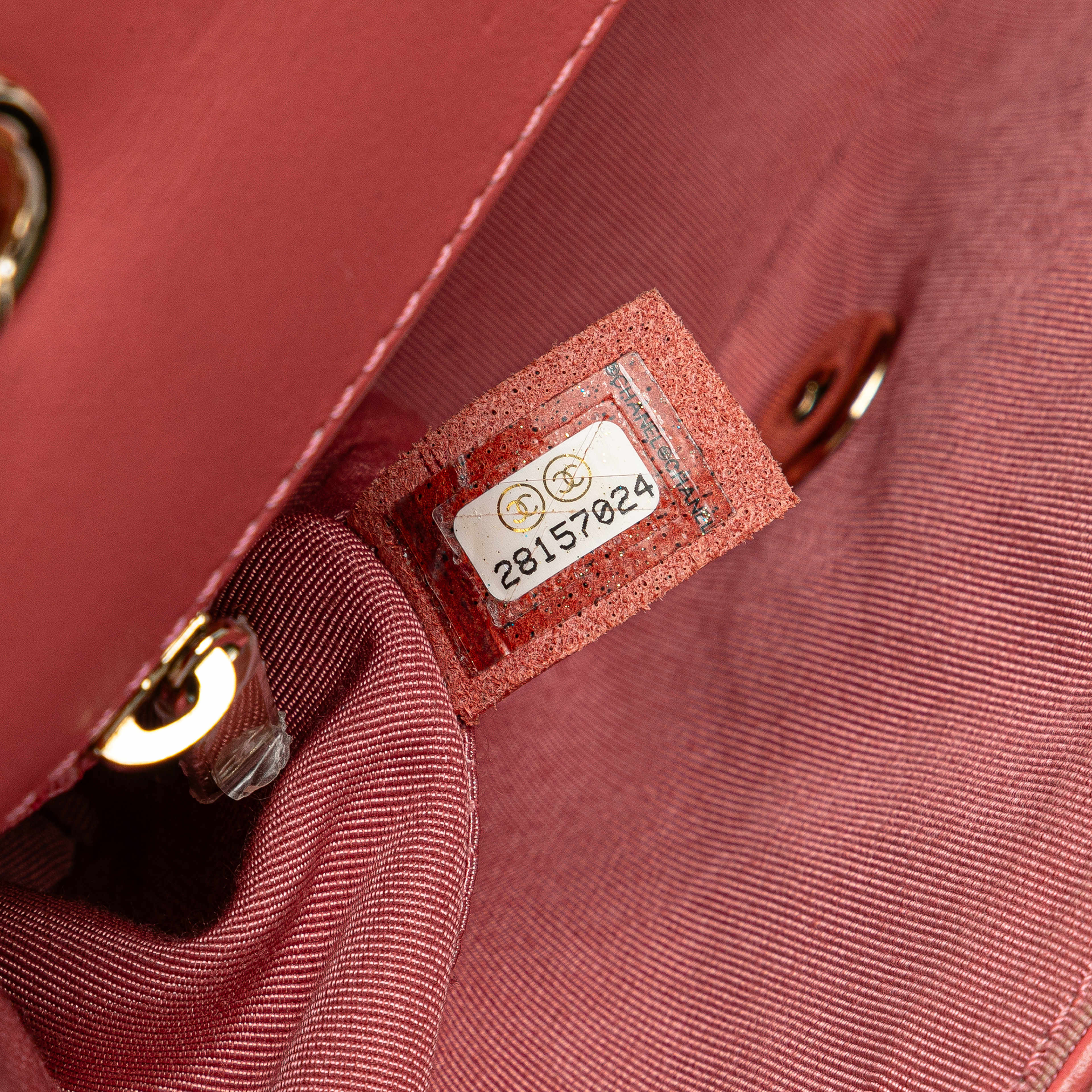 Chanel Mini Chevron Calfskin Statement Flap