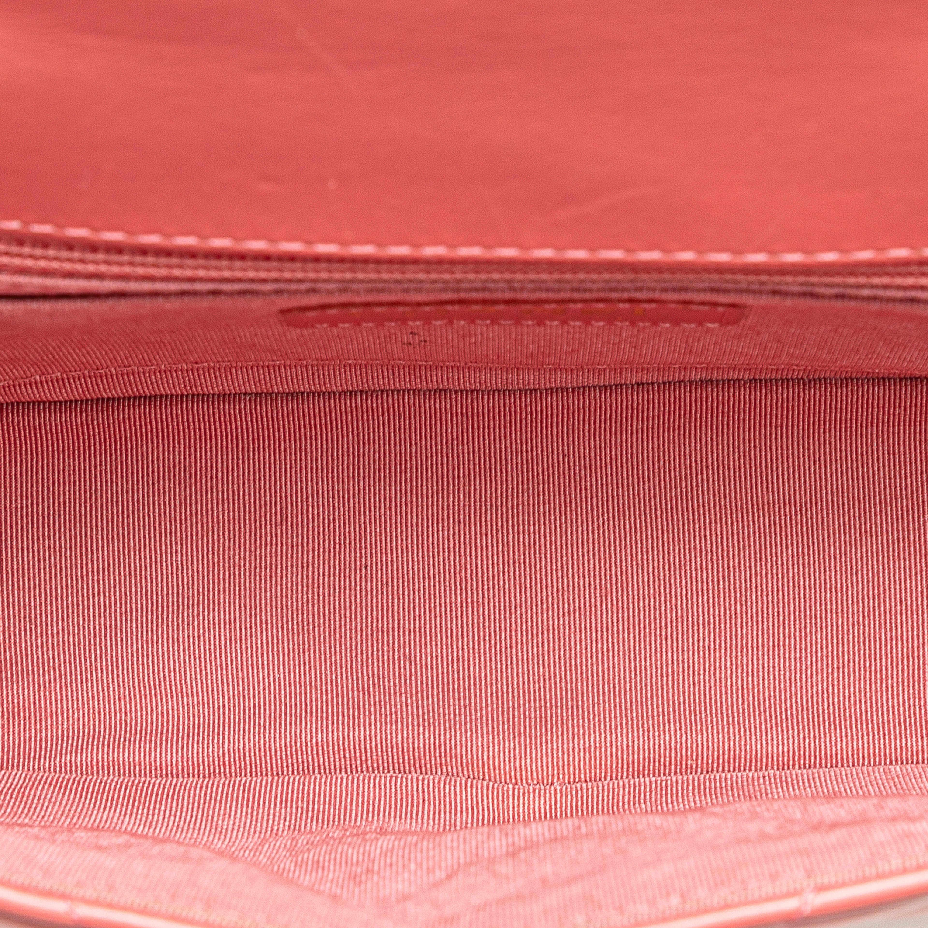 Chanel Mini Chevron Calfskin Statement Flap