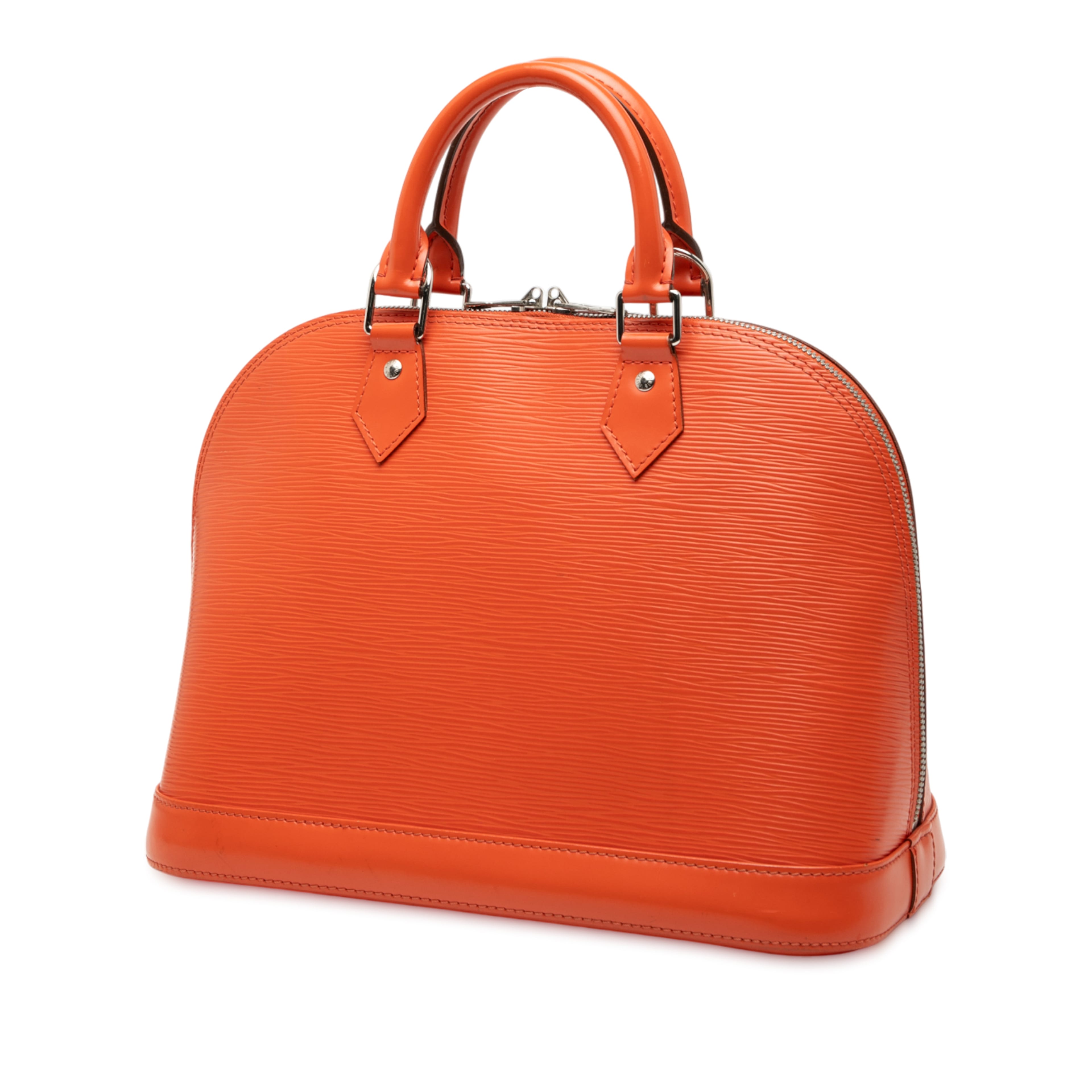 Louis Vuitton Epi Alma Pm, från Luxclusif, i färgen orange. Klicka för att öppna bilden i stort format