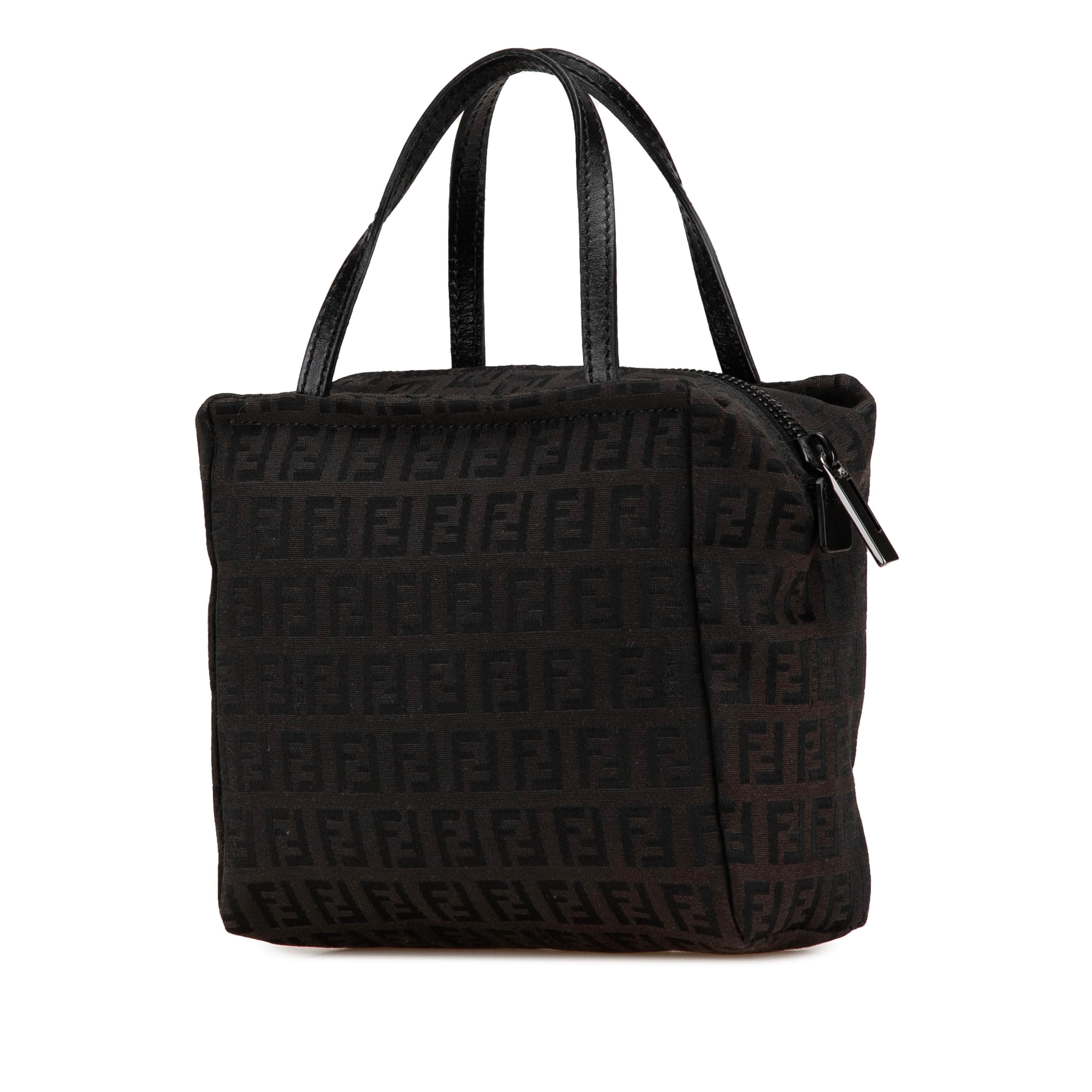 Fendi Mini Zucchino Canvas Handbag