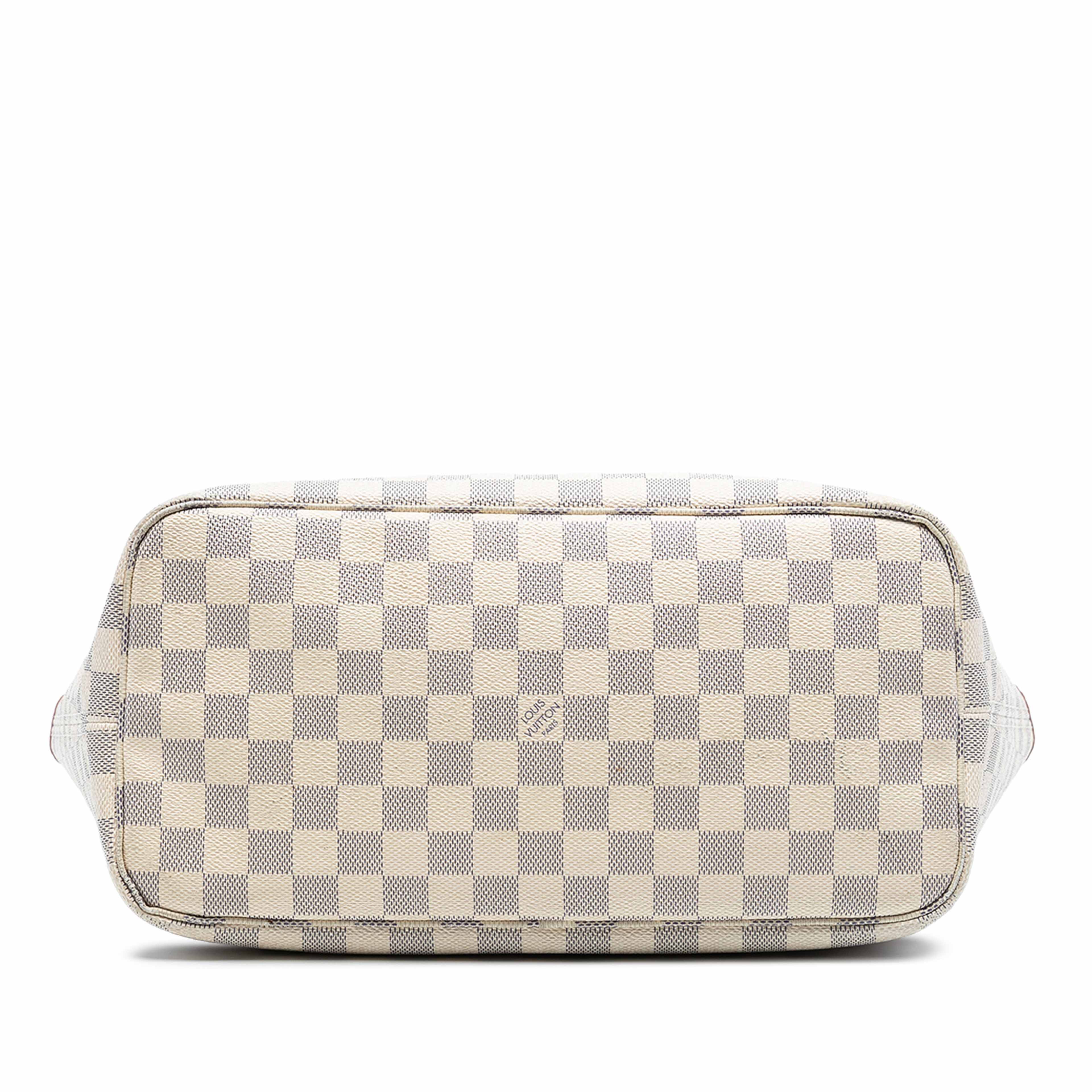 Louis Vuitton Damier Azur Neverfull Mm, från Luxclusif, i färgen white. Klicka för att öppna bilden i stort format