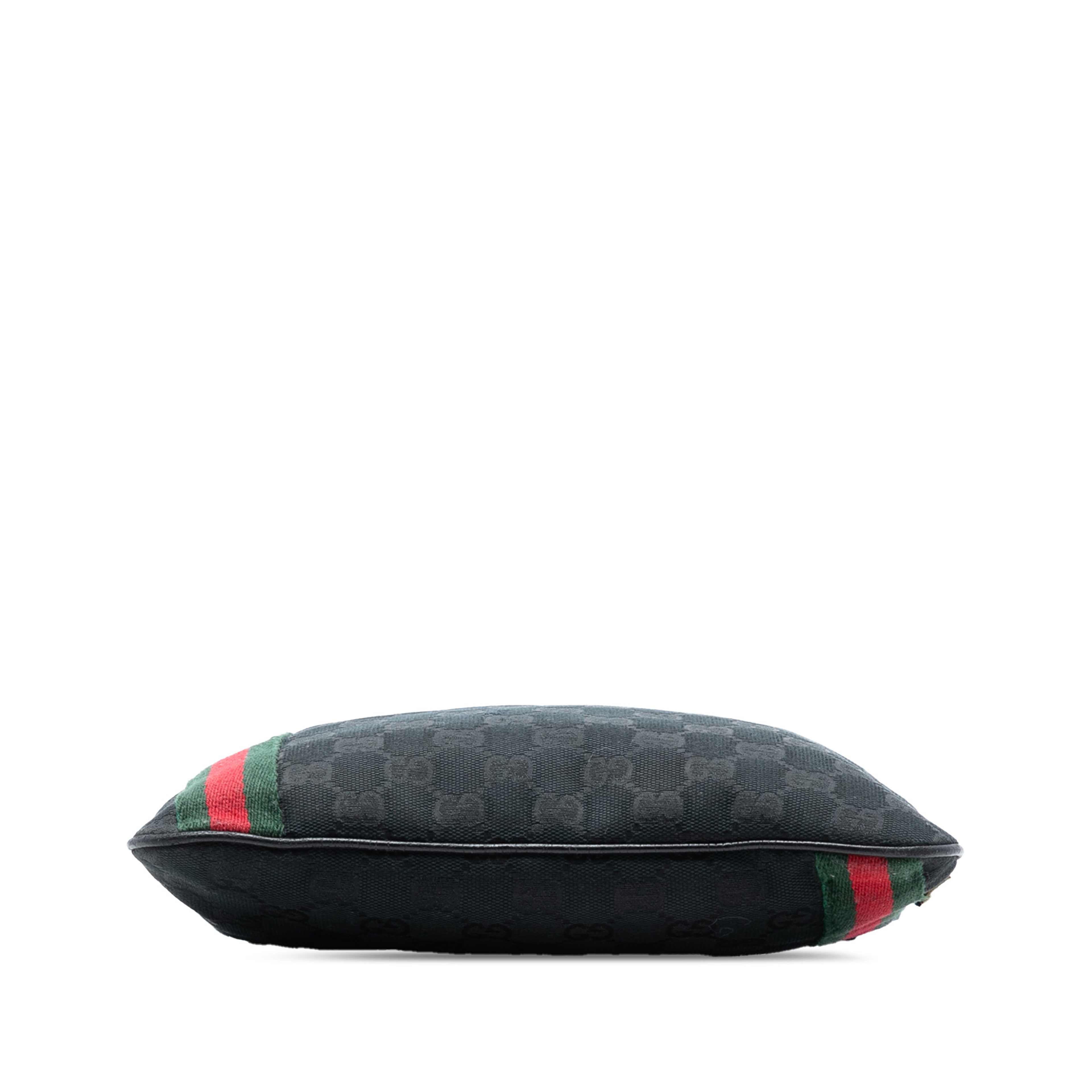 Gucci Gg Canvas Jolicoeur Crossbody, från Luxclusif, i färgen black. Klicka för att öppna bilden i stort format