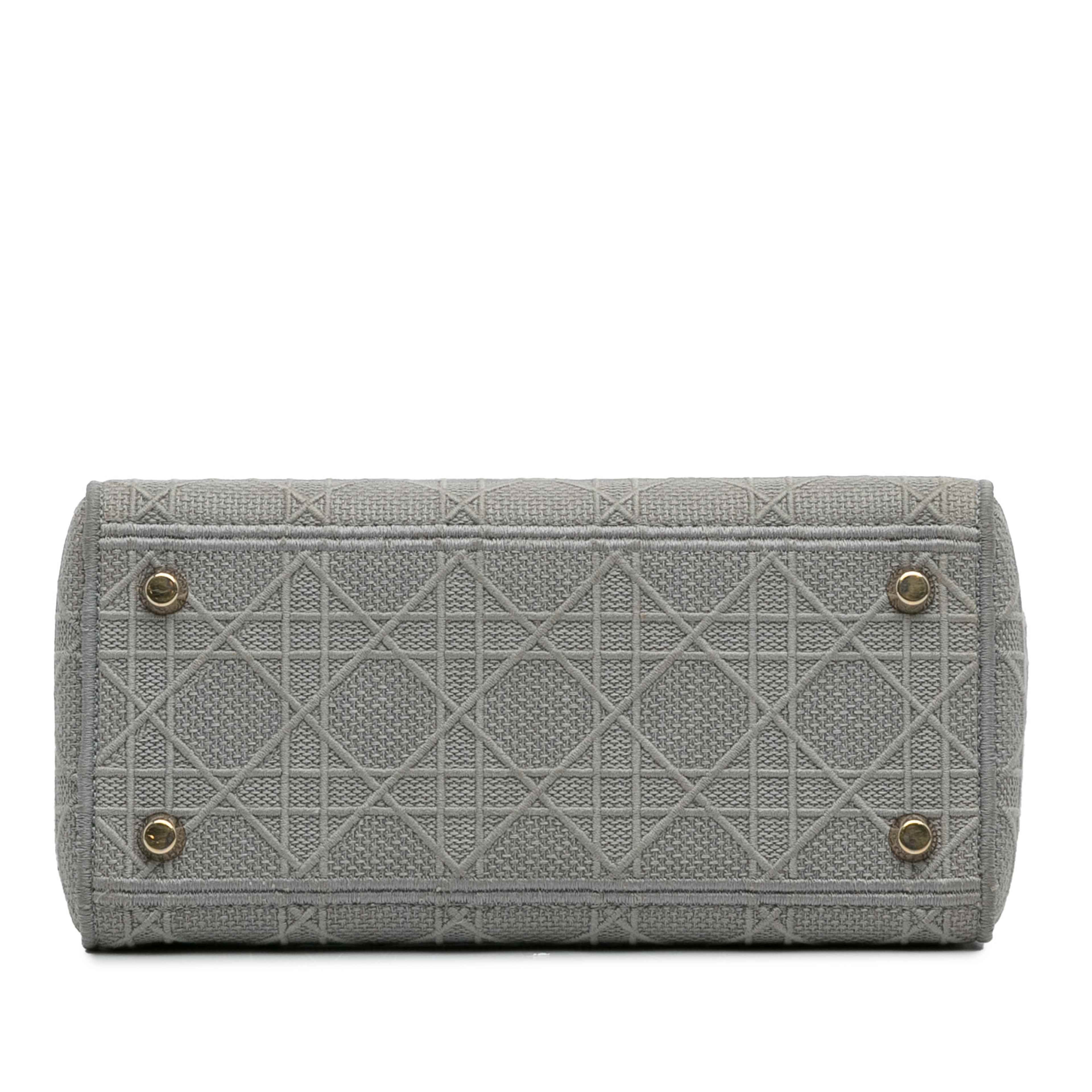 Dior Medium Canvas Cannage Lady D Lite