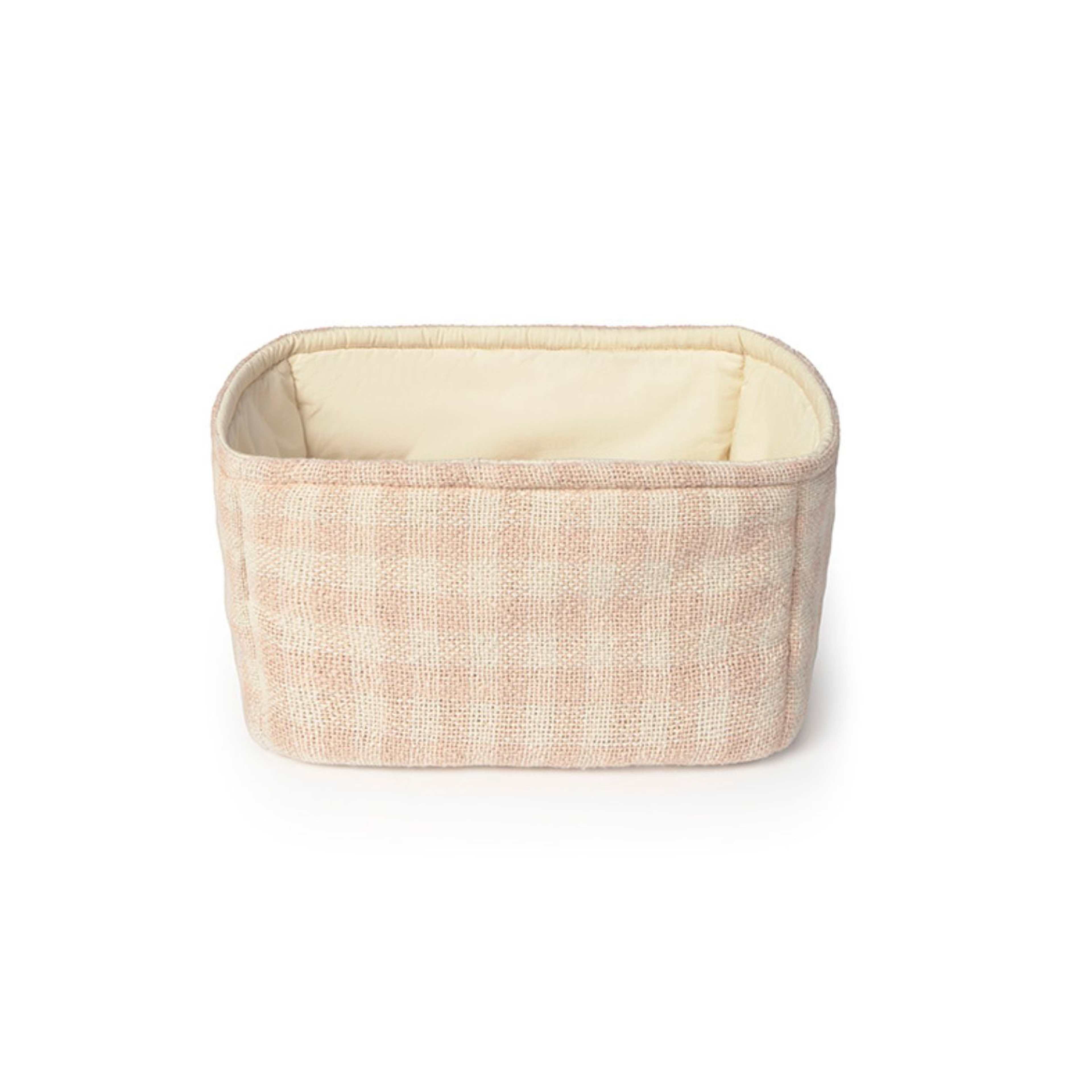 Quiltad Korg, från LORENA CANALS, i färgen ros, naturlig. Klicka för att öppna bilden i stort format