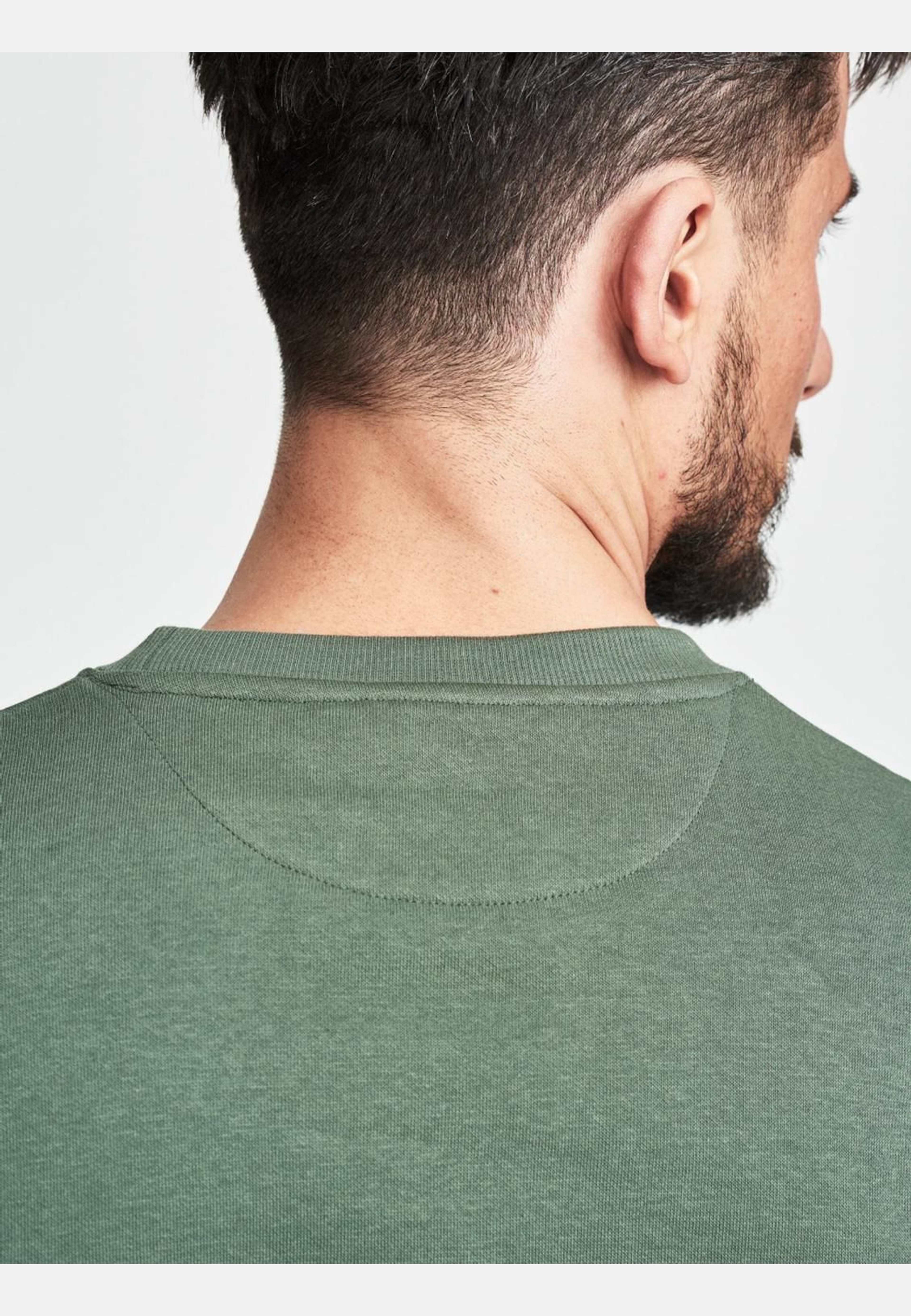 Men's Core Sweatshirt, från Frank Dandy, i färgen military green. Klicka för att öppna bilden i stort format