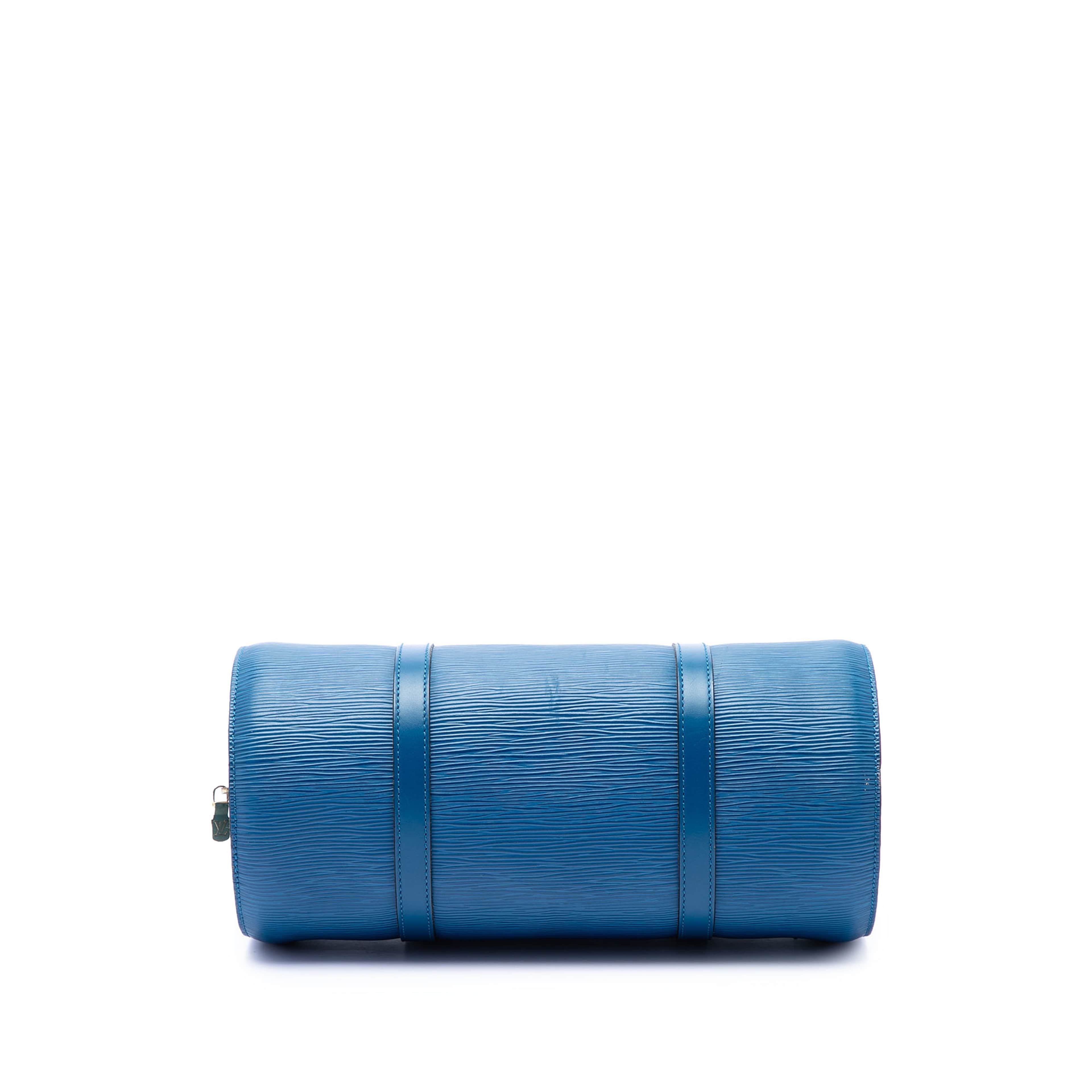 Louis Vuitton Epi Soufflot, från Luxclusif, i färgen blue. Klicka för att öppna bilden i stort format