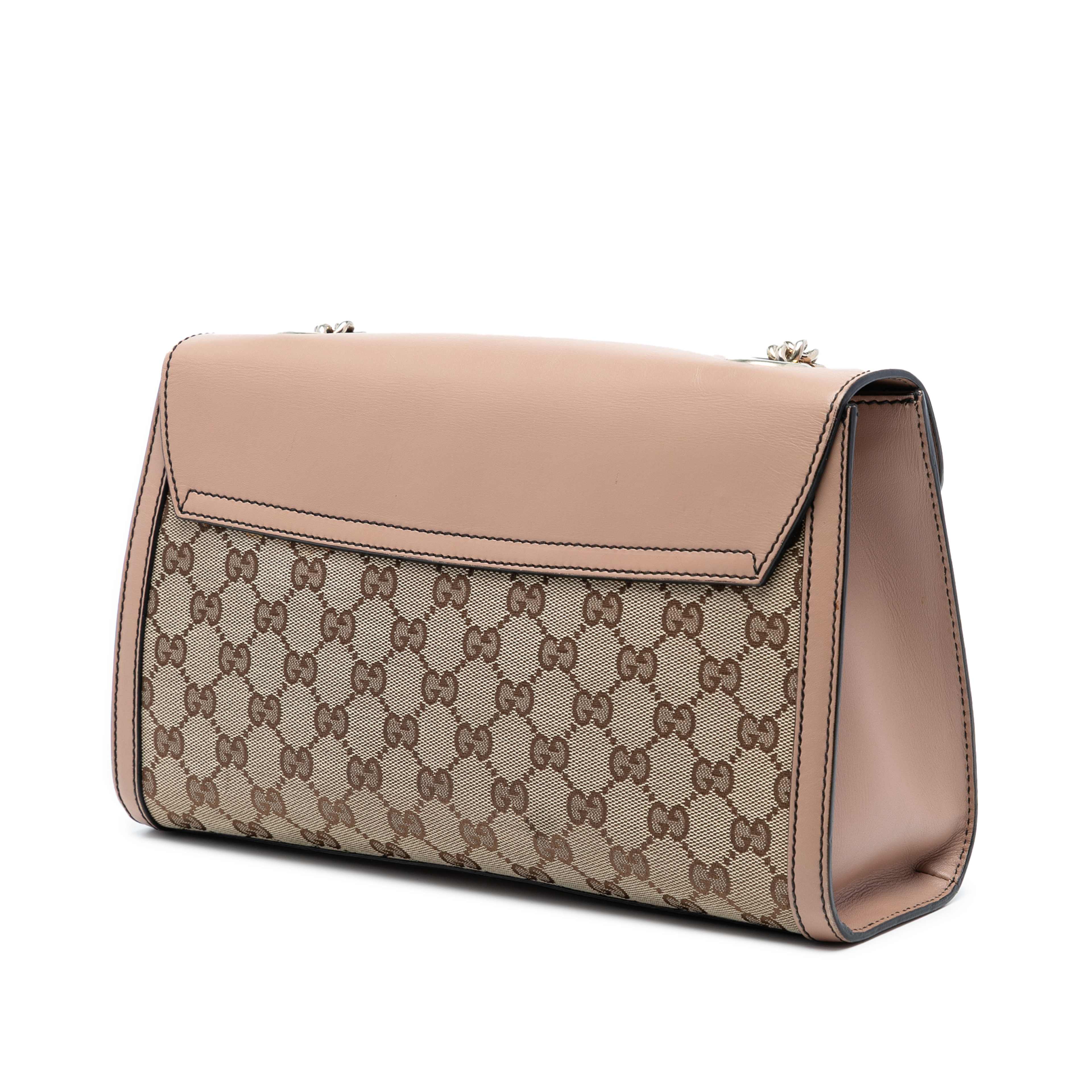 Gucci Medium Gg Canvas Emily Shoulder Bag, från Luxclusif, i färgen beige. Klicka för att öppna bilden i stort format