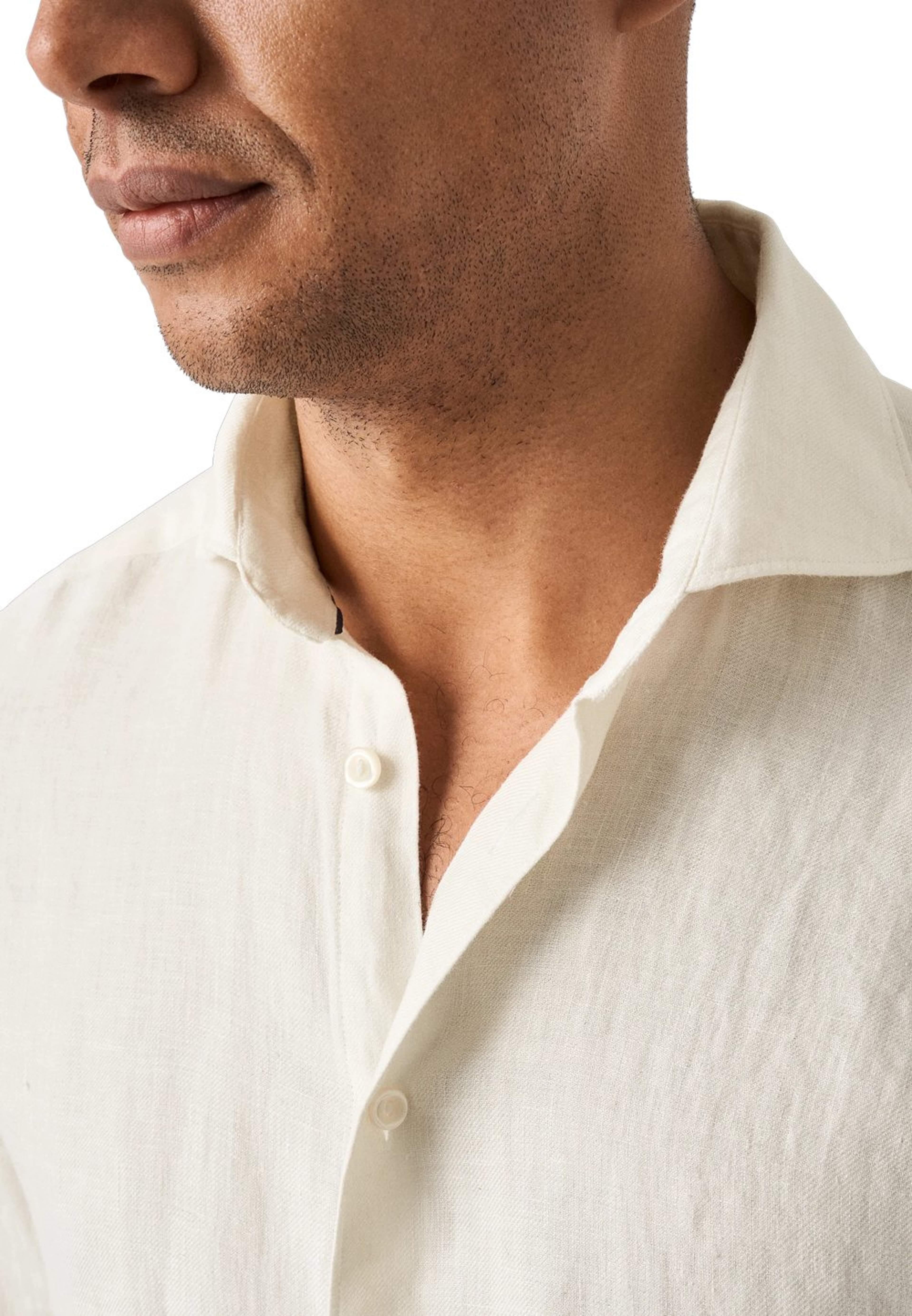 Linne Twill-skjorta Contemporary Fit