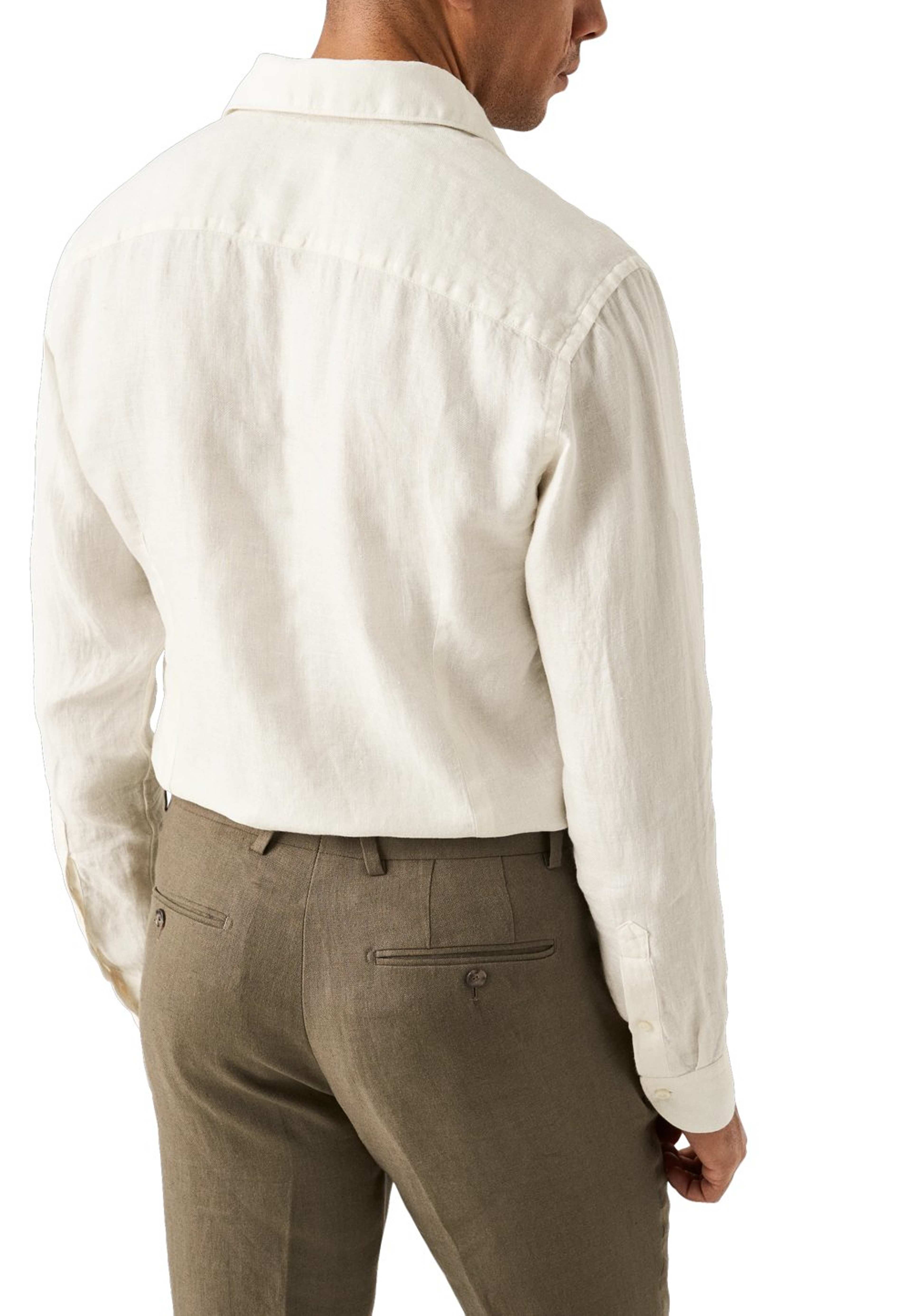 Linne Twill-skjorta Contemporary Fit
