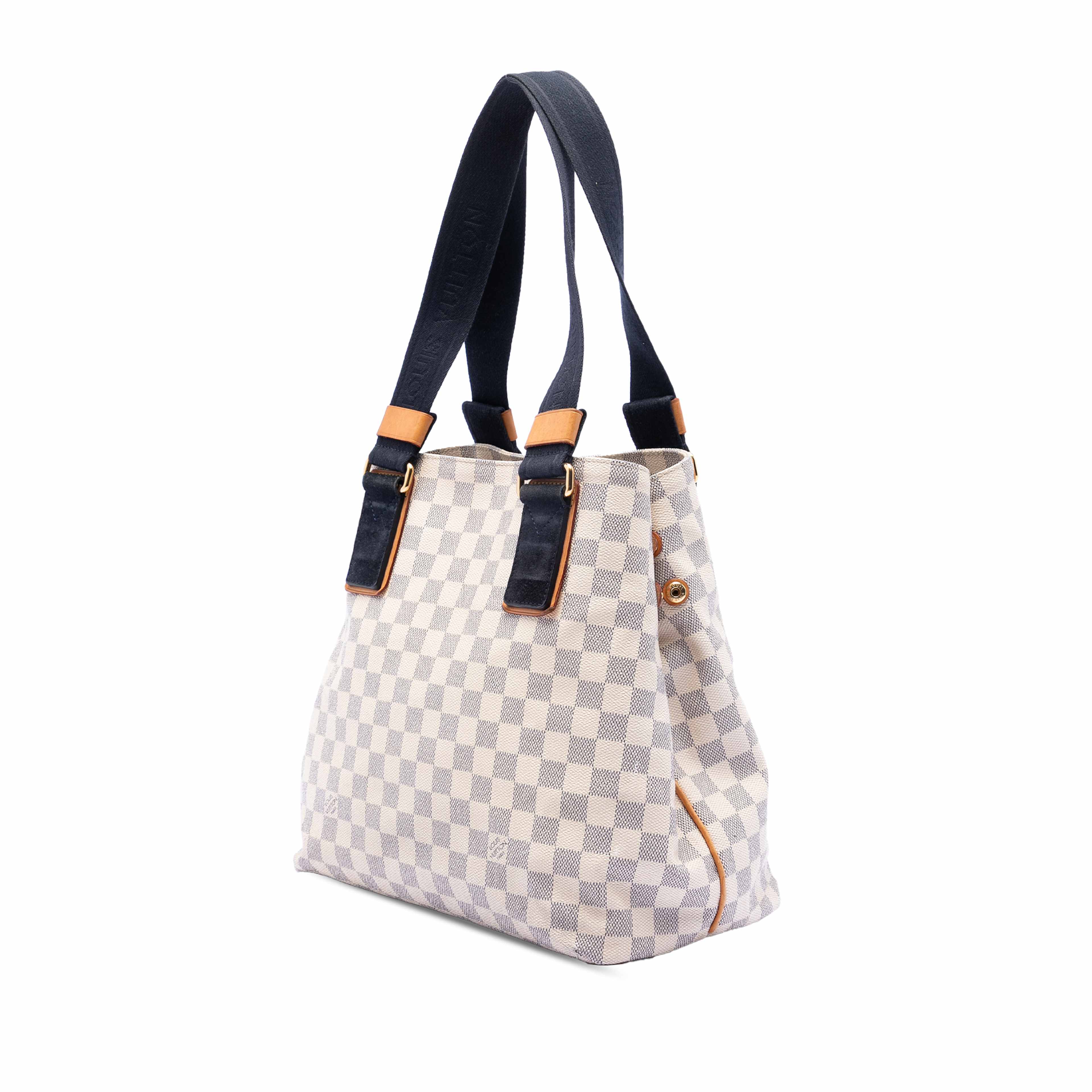 Louis Vuitton Damier Azur Beach Cabas Pm, från Luxclusif, i färgen white. Klicka för att öppna bilden i stort format