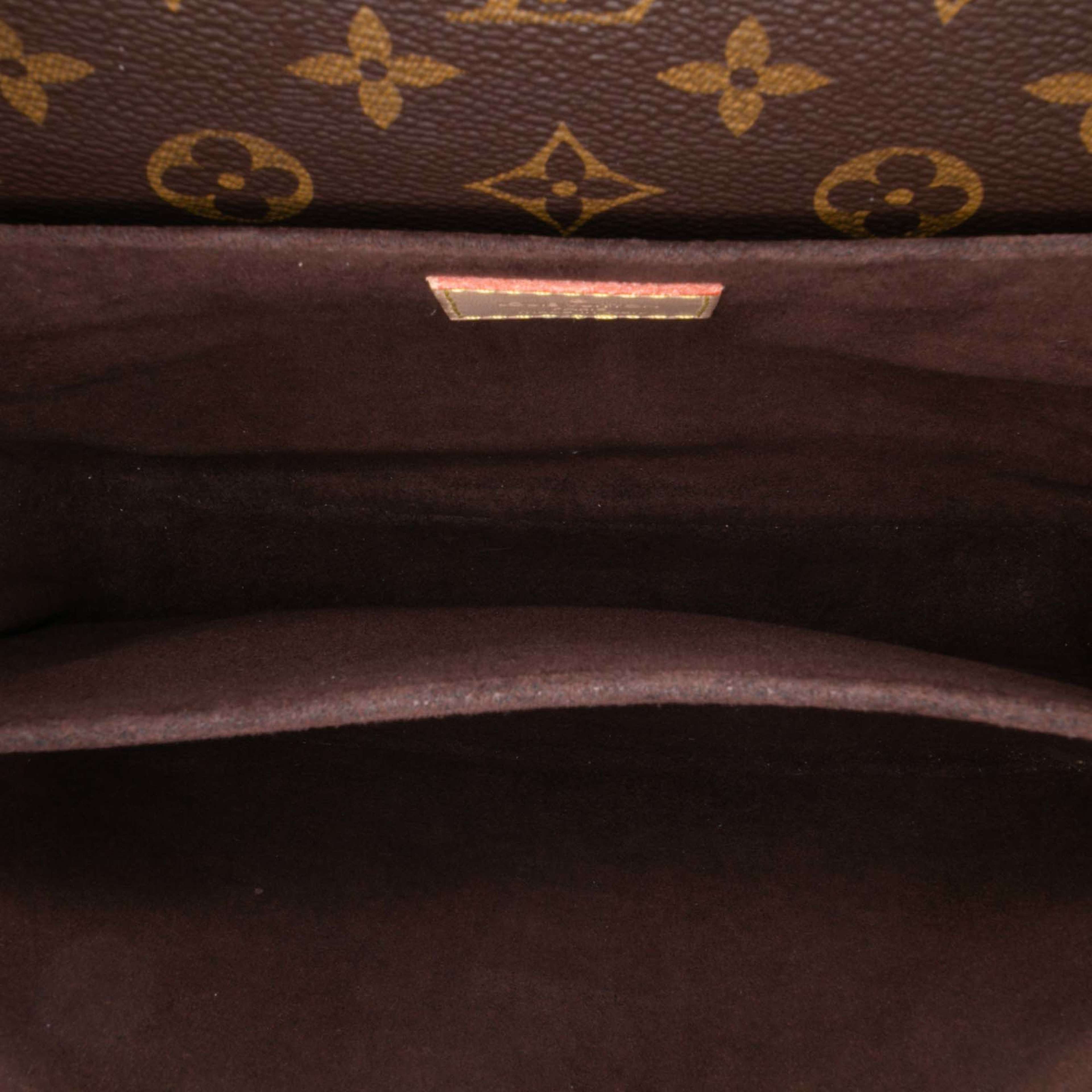 Louis Vuitton Monogram Pochette Metis, från Luxclusif, i färgen brown. Klicka för att öppna bilden i stort format