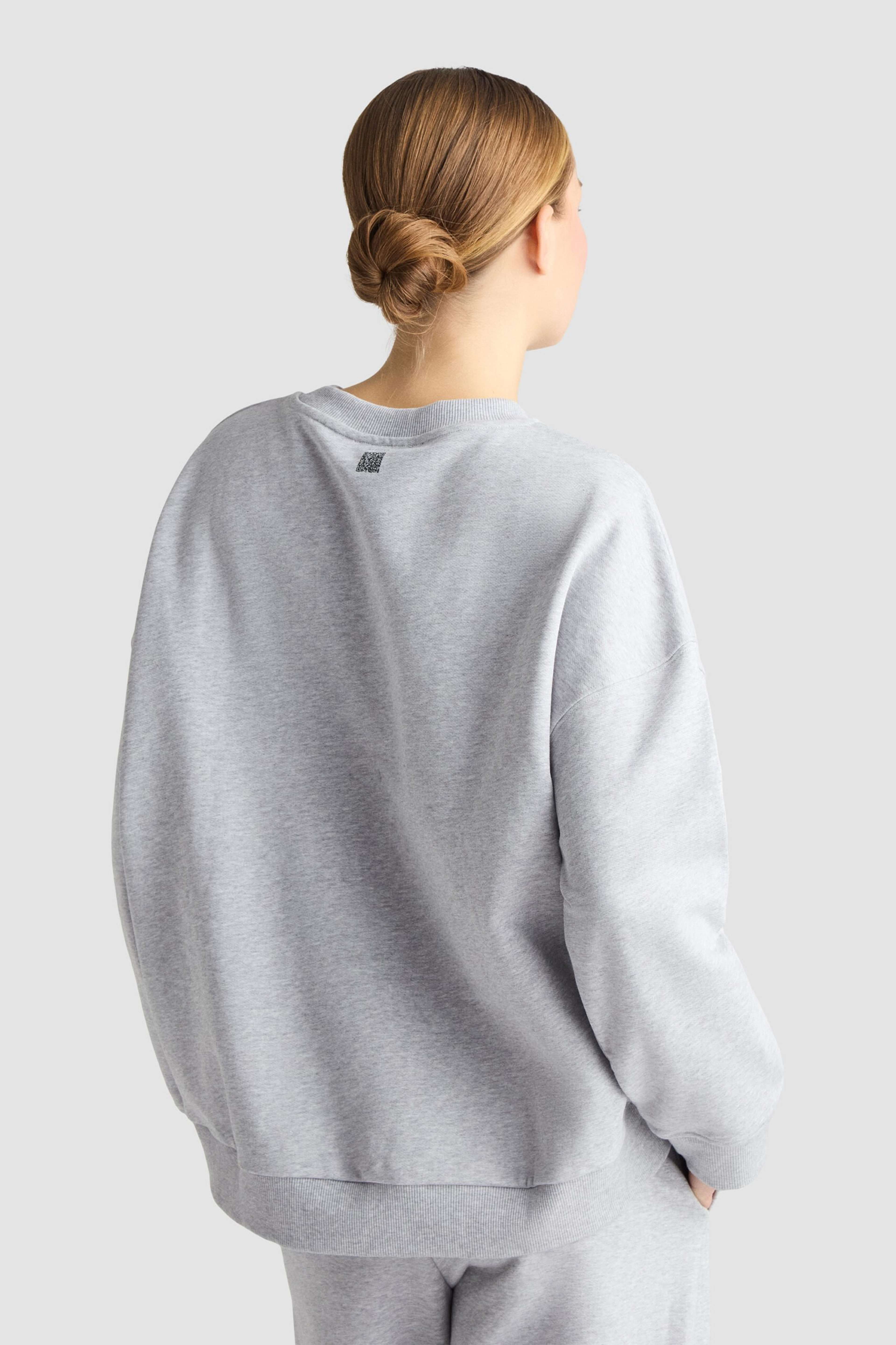 Moe Sweatshirt - Grey Melange, från Residus, i färgen grey. Klicka för att öppna bilden i stort format