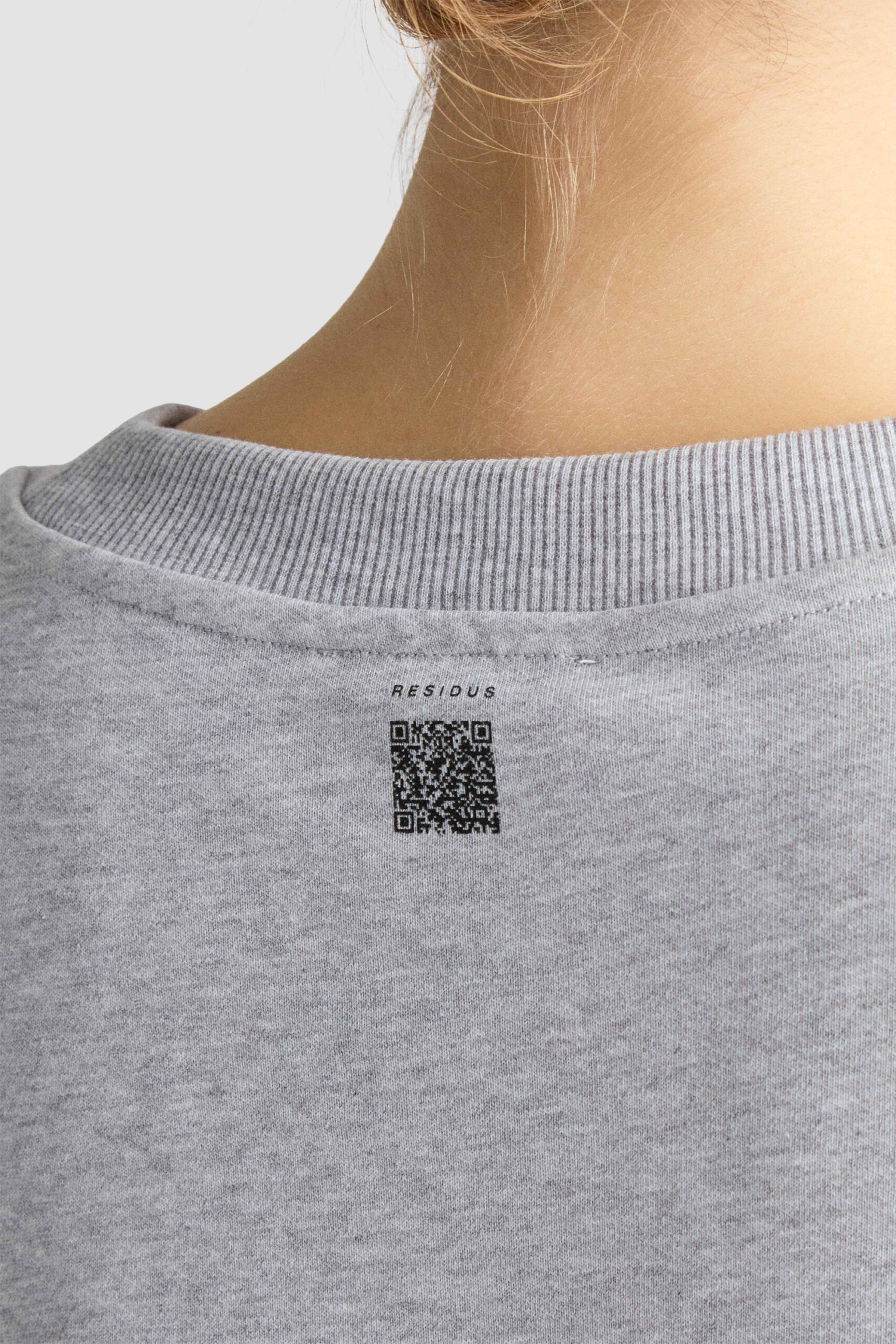 Moe Sweatshirt - Grey Melange, från Residus, i färgen grey. Klicka för att öppna bilden i stort format