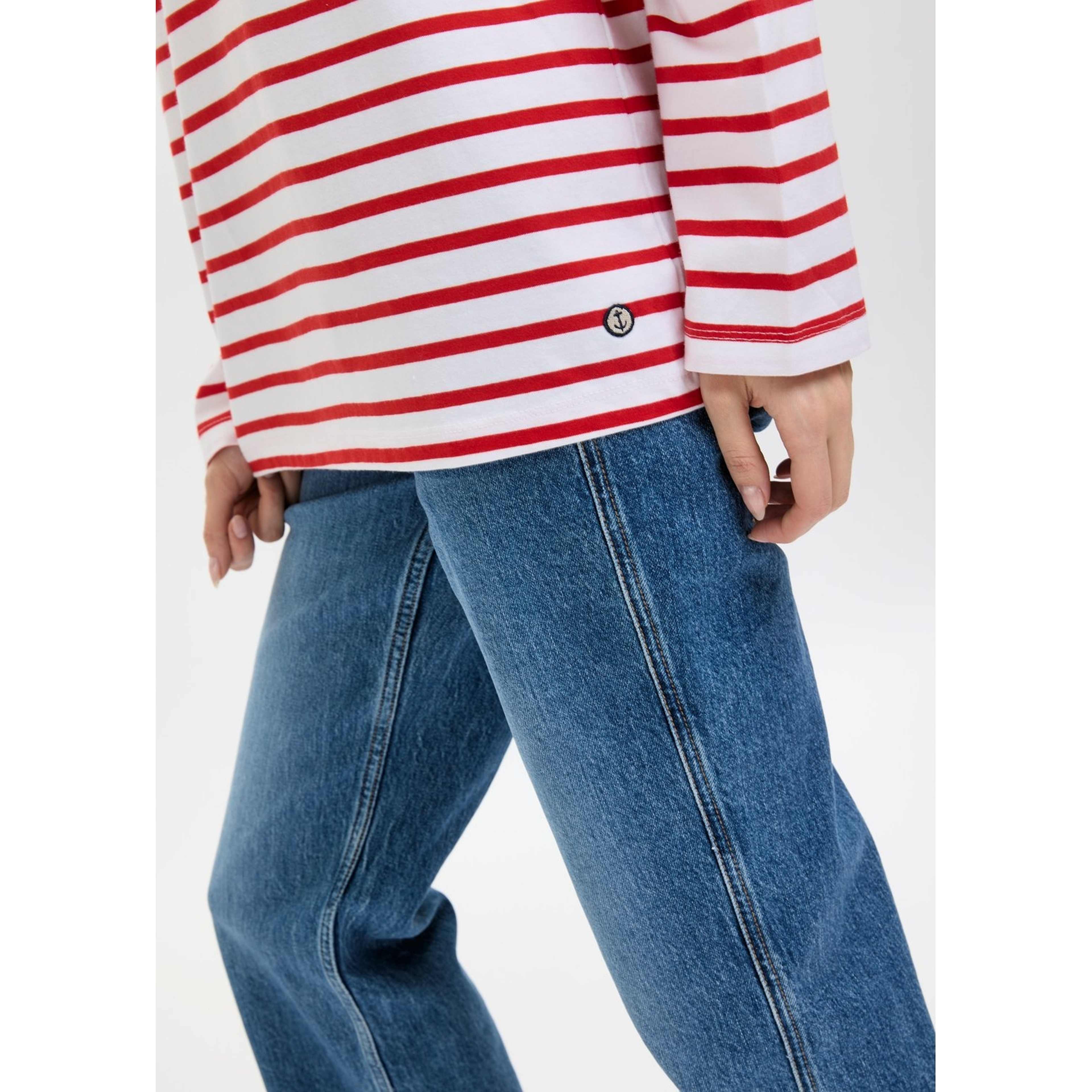 Marin Rand Vit Röd Unisex