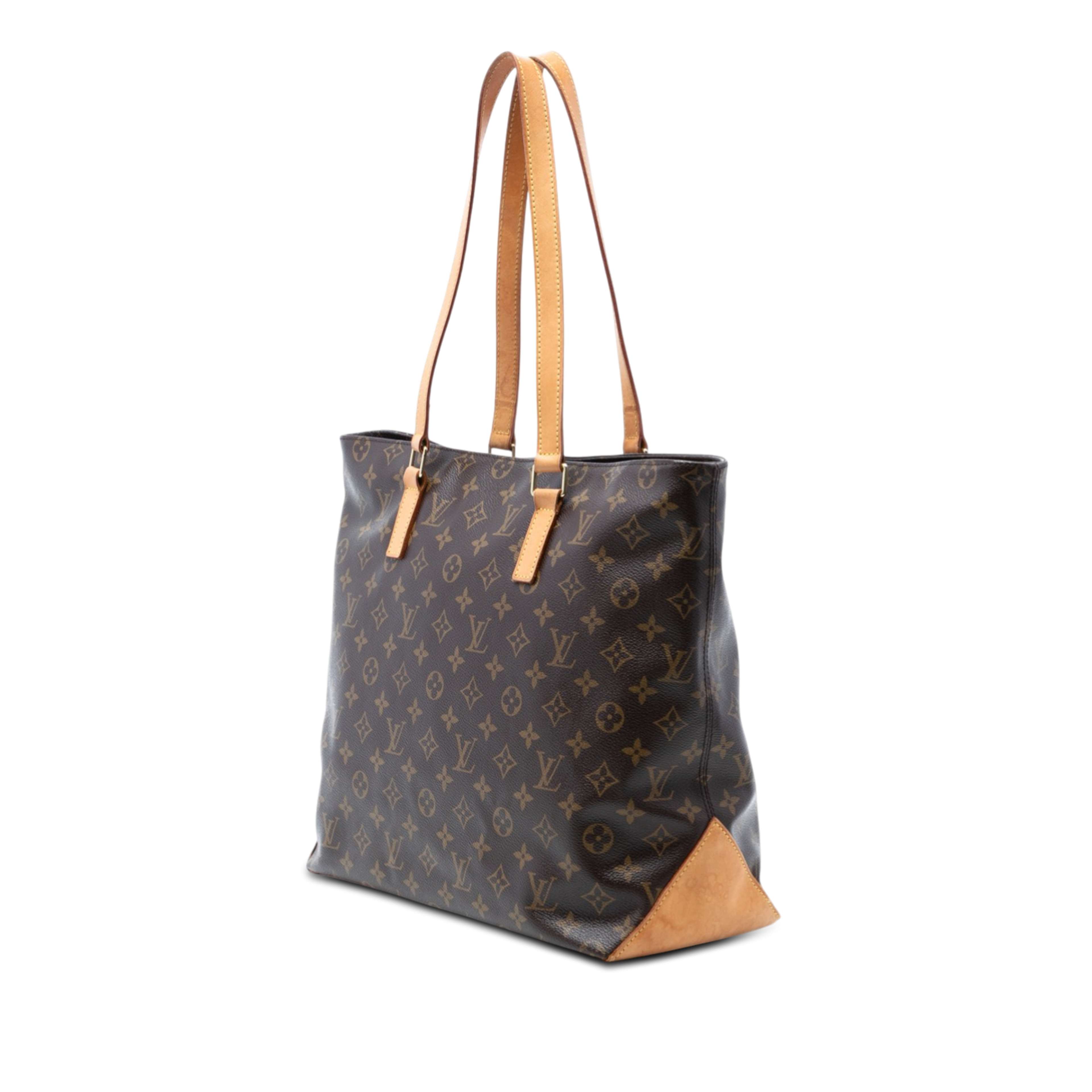 Louis Vuitton Monogram Cabas Mezzo, från Luxclusif, i färgen brown. Klicka för att öppna bilden i stort format