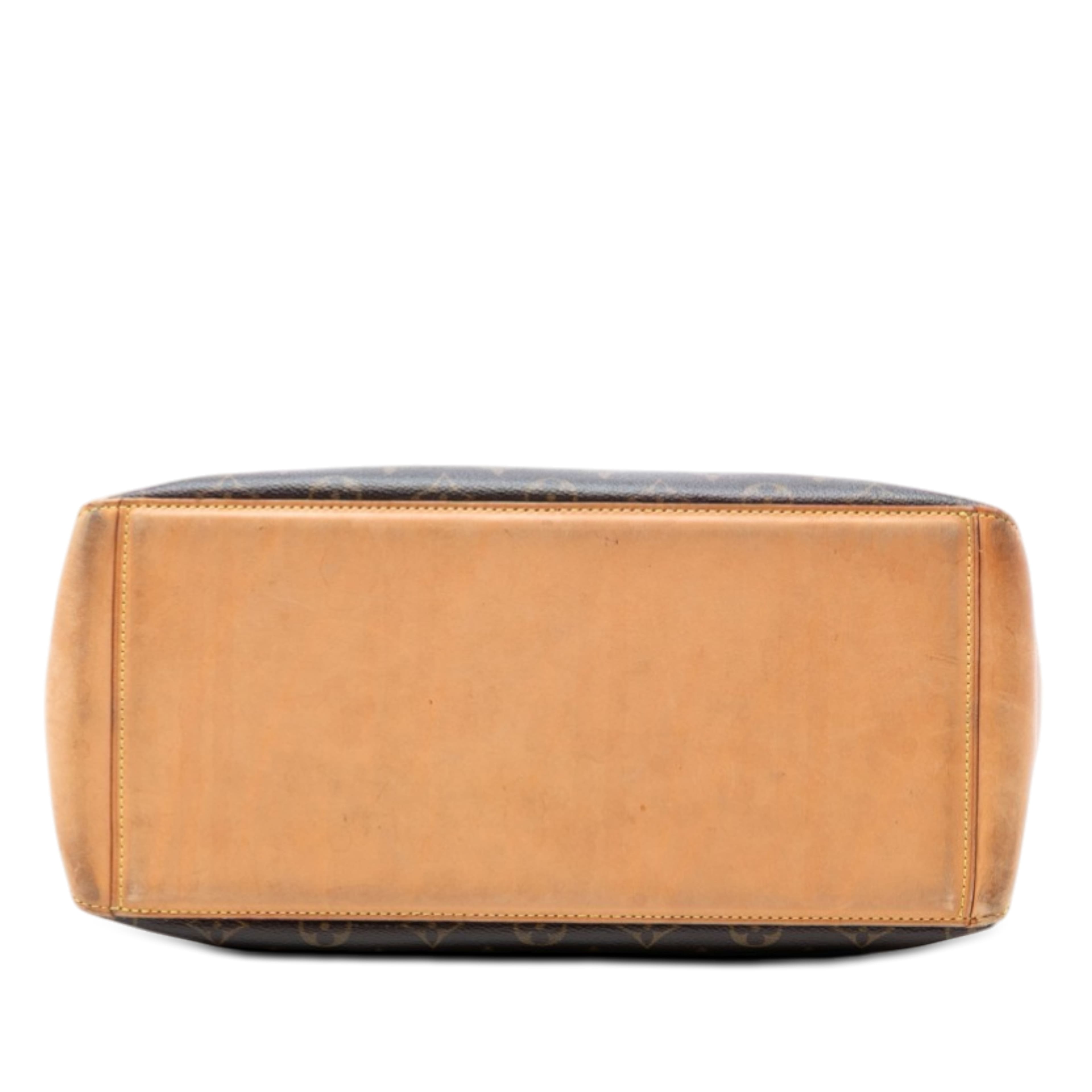 Louis Vuitton Monogram Cabas Mezzo, från Luxclusif, i färgen brun. Klicka för att öppna bilden i stort format