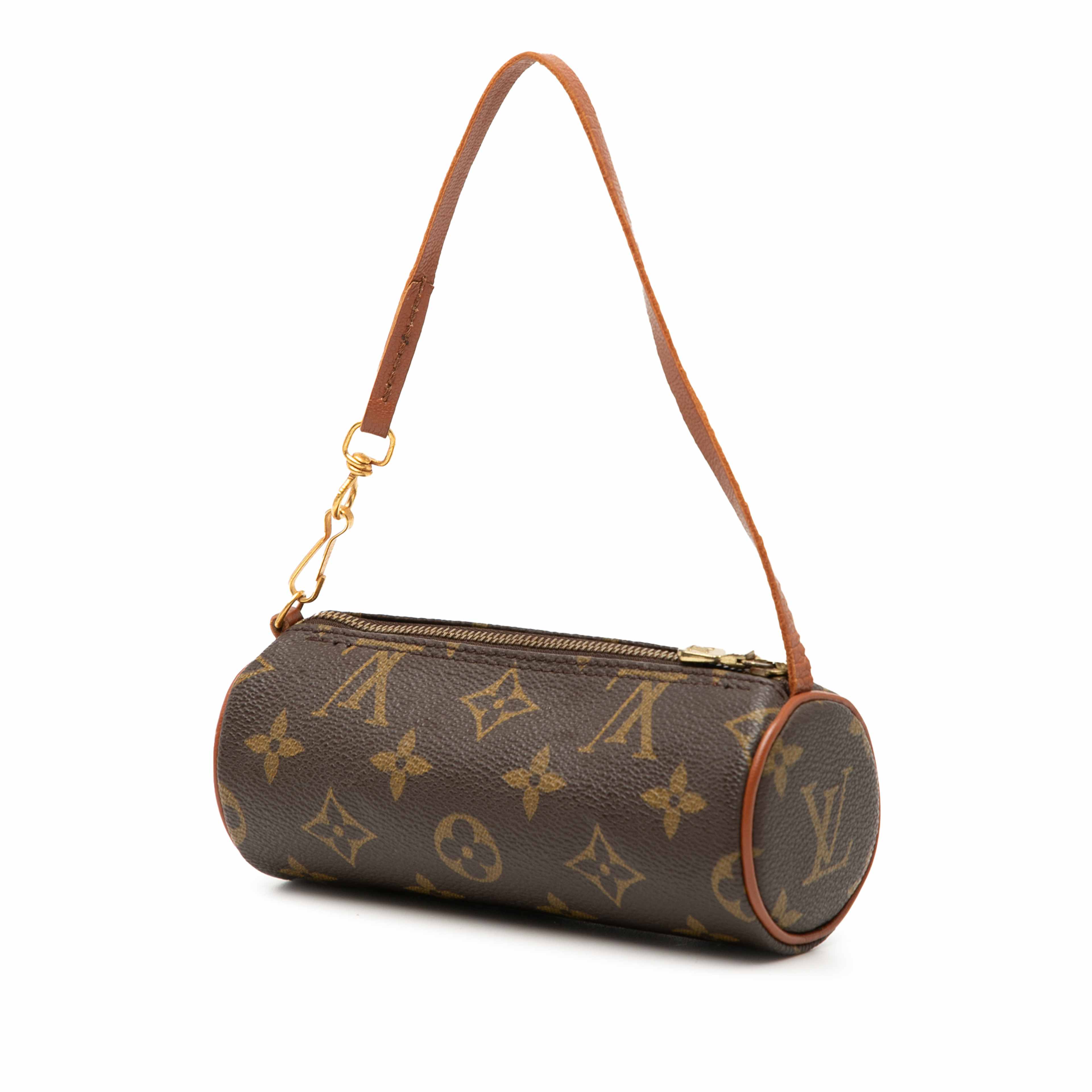 Louis Vuitton Monogram Papillon Pochette, från Luxclusif, i färgen brown. Klicka för att öppna bilden i stort format