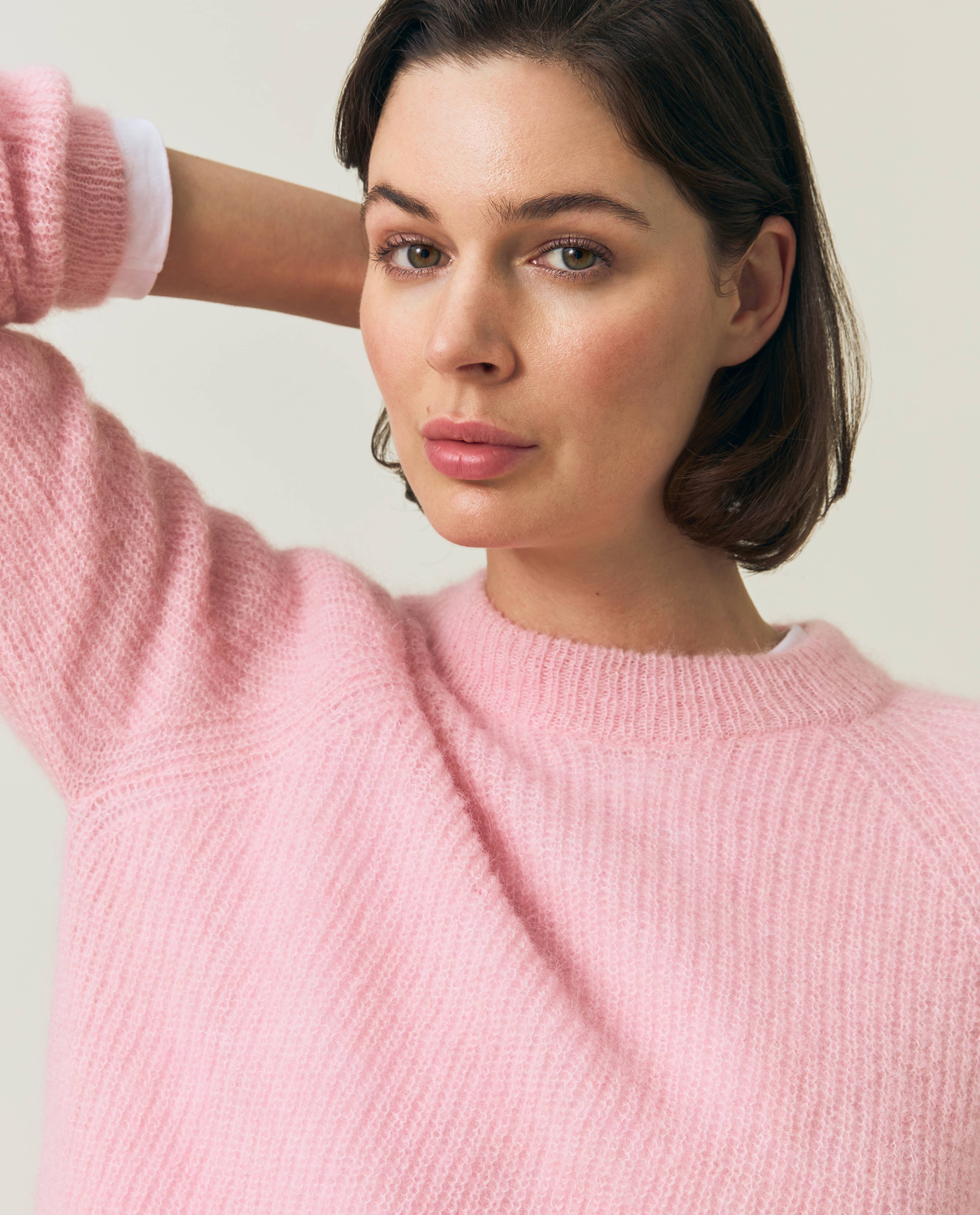 Alpaca Blend Raglan Sweater