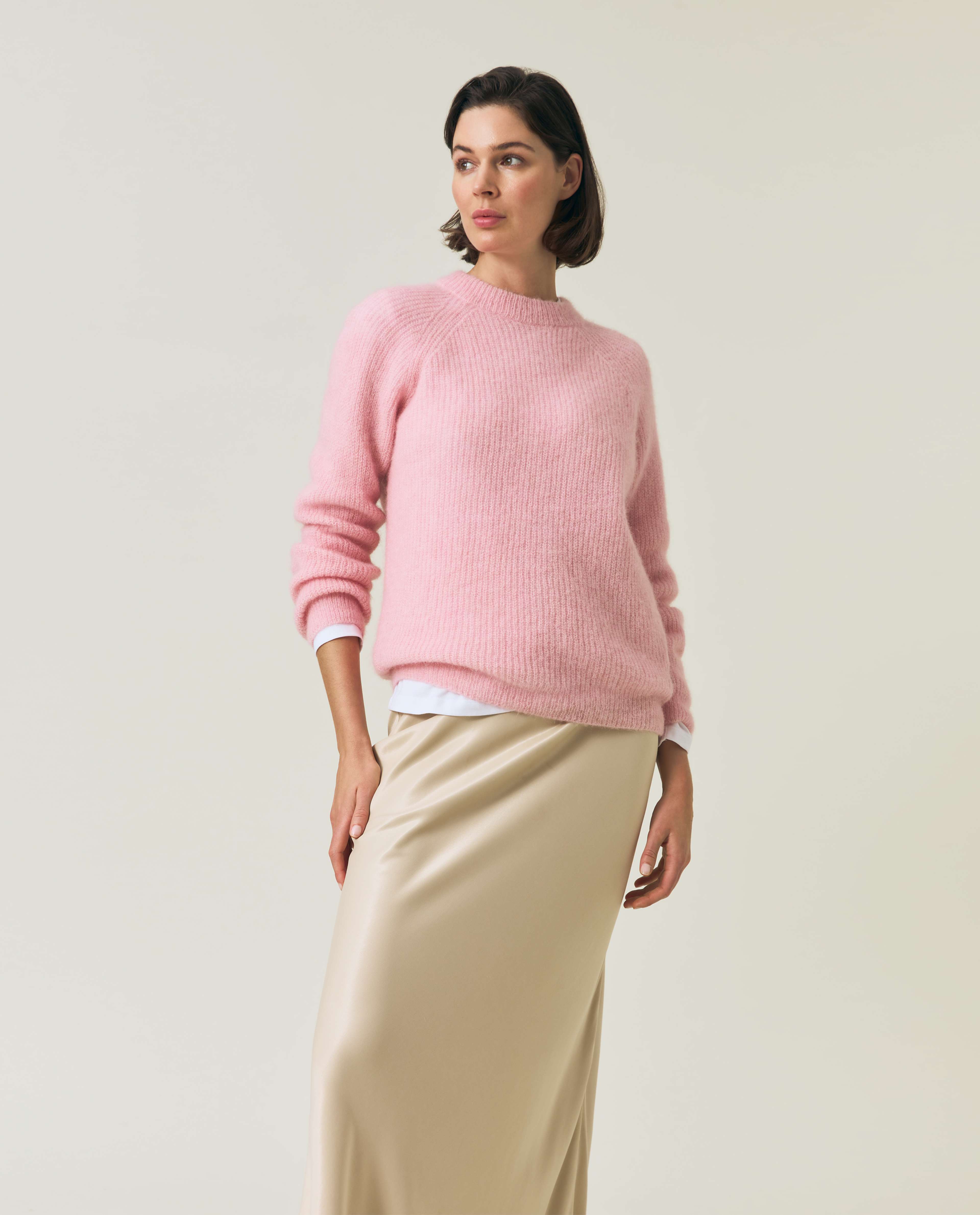 Alpaca Blend Raglan Sweater