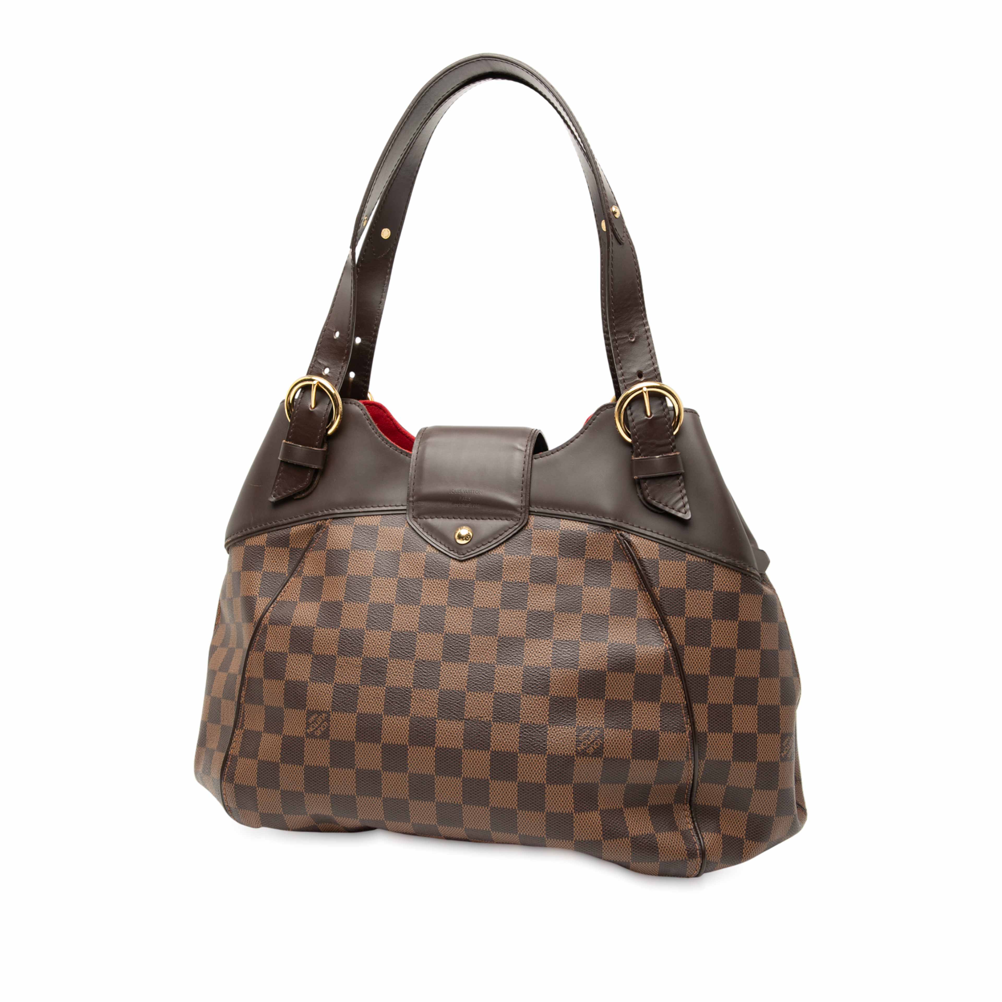Louis Vuitton Damier Ebene Sistina Gm, från Luxclusif, i färgen brun. Klicka för att öppna bilden i stort format