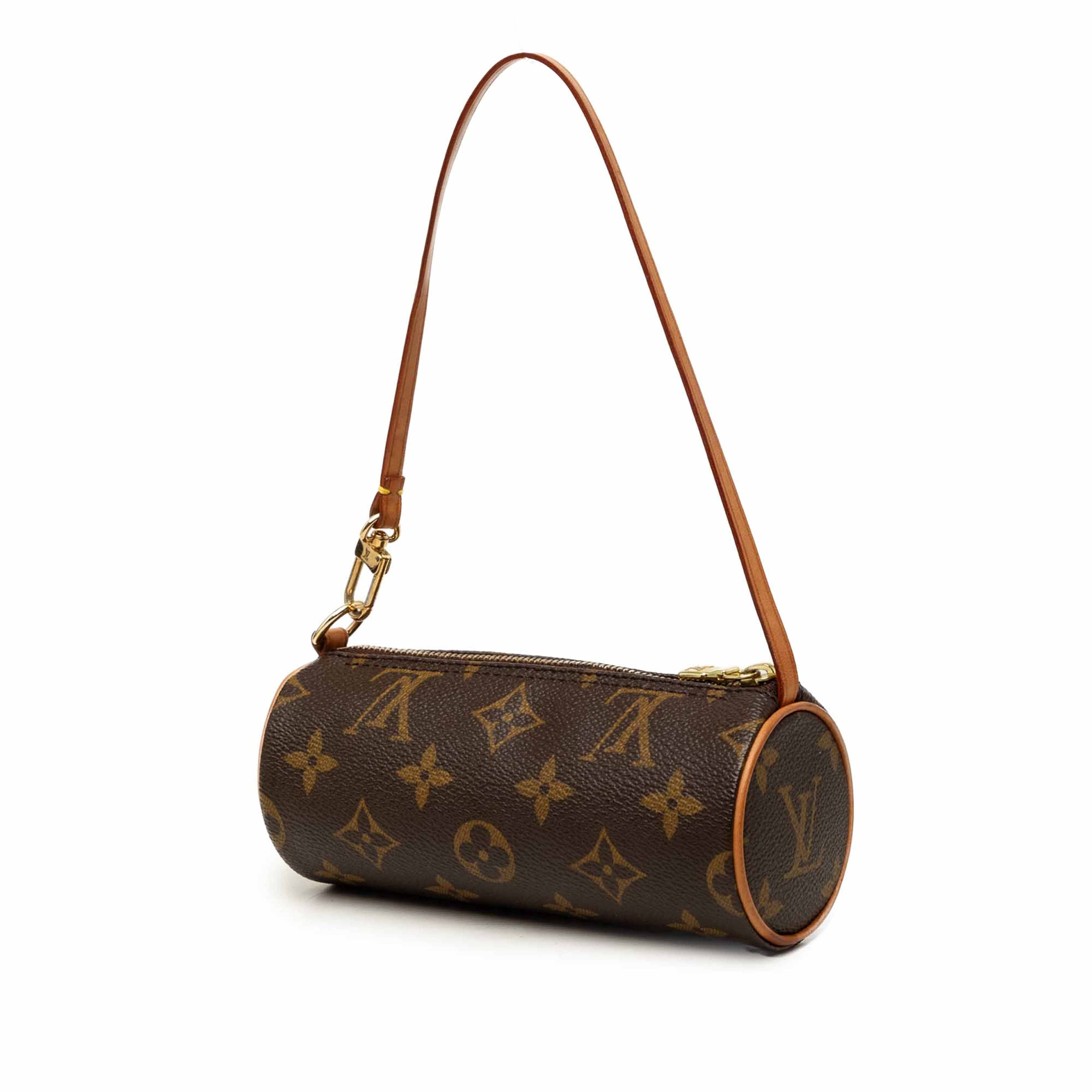 Louis Vuitton Monogram Papillon Pochette, från Luxclusif, i färgen brun. Klicka för att öppna bilden i stort format
