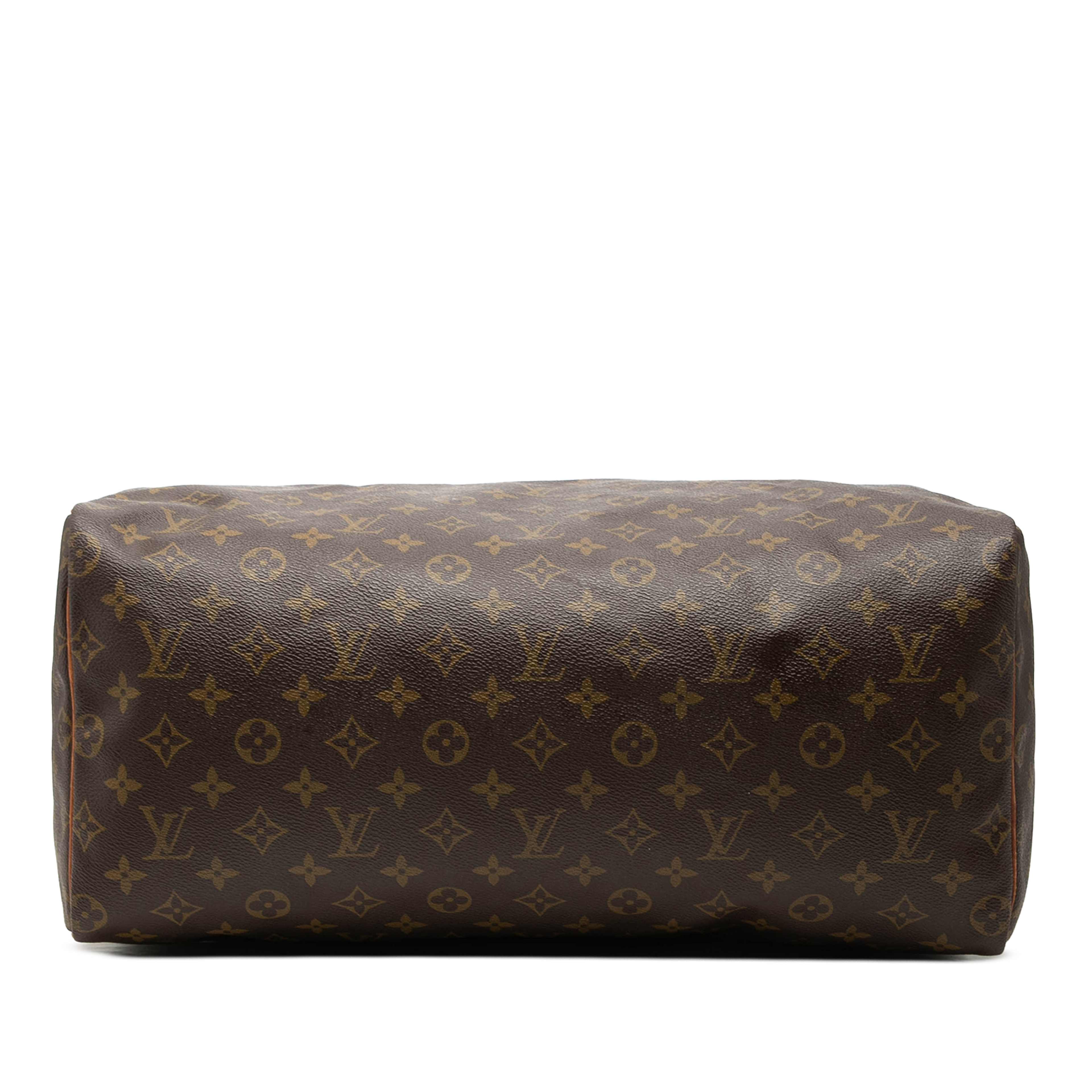 Louis Vuitton Monogram Speedy 40, från Luxclusif, i färgen brun. Klicka för att öppna bilden i stort format