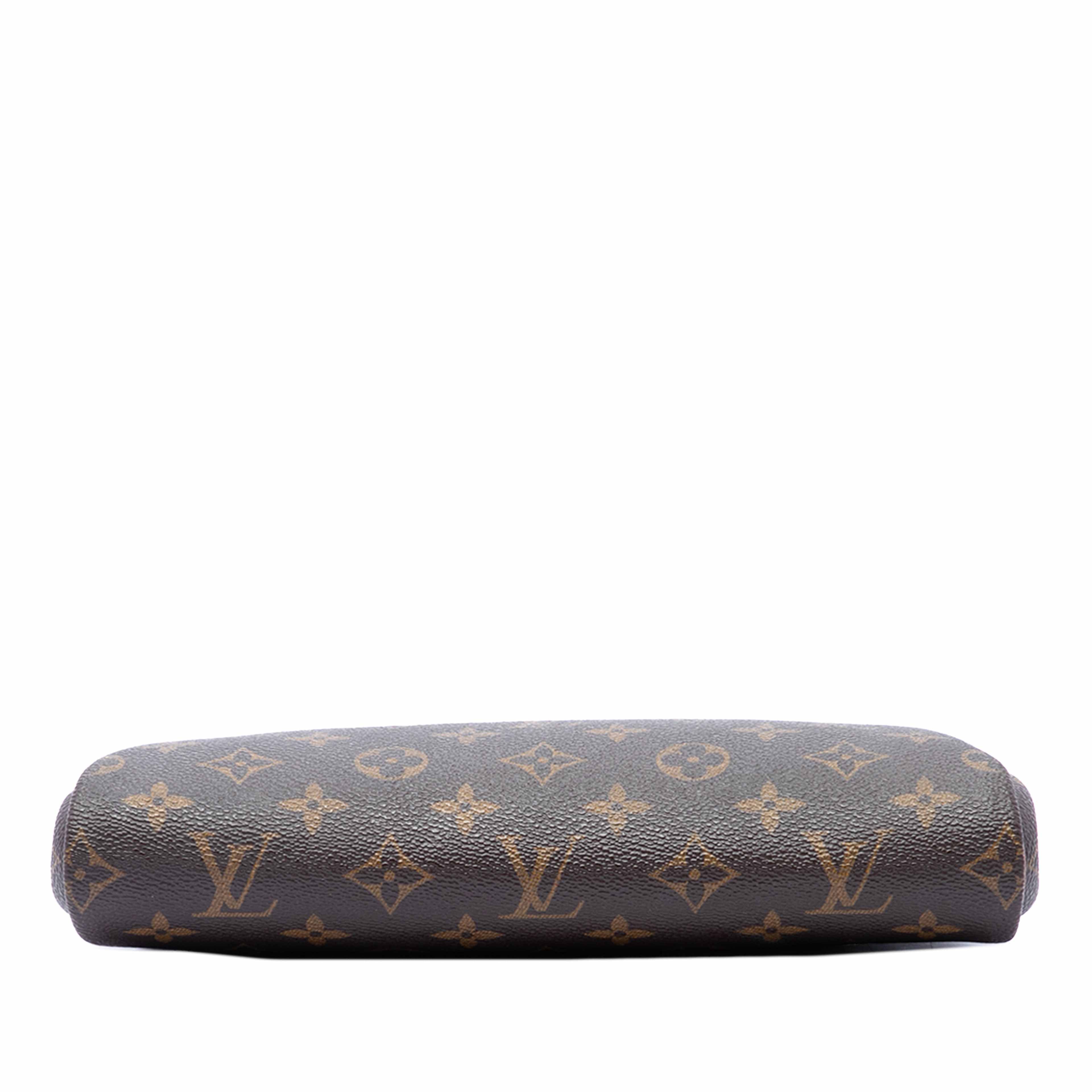 Louis Vuitton Monogram Eva, från Luxclusif, i färgen brun. Klicka för att öppna bilden i stort format