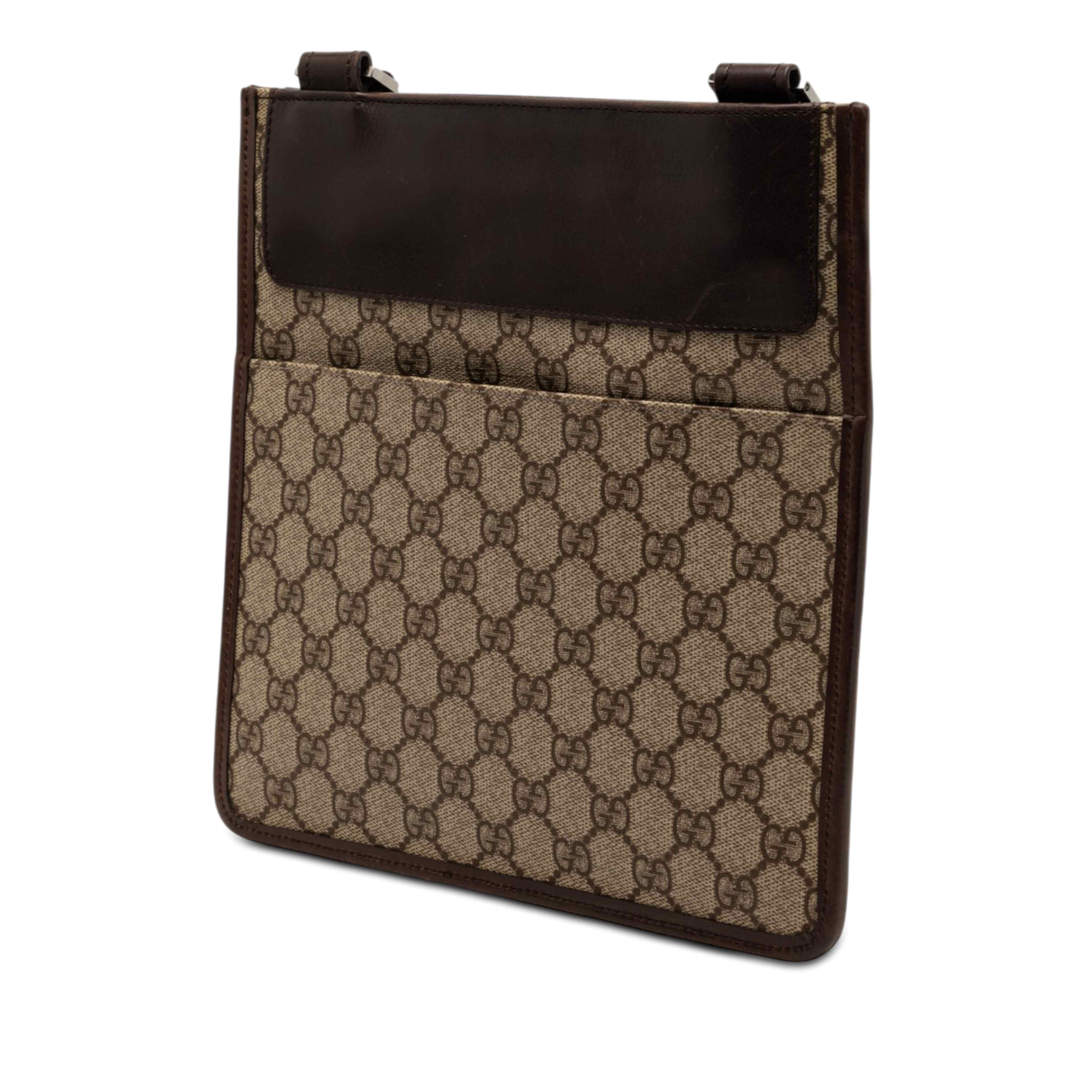 Gucci Gg Supreme Crossbody, från Luxclusif, i färgen beige. Klicka för att öppna bilden i stort format