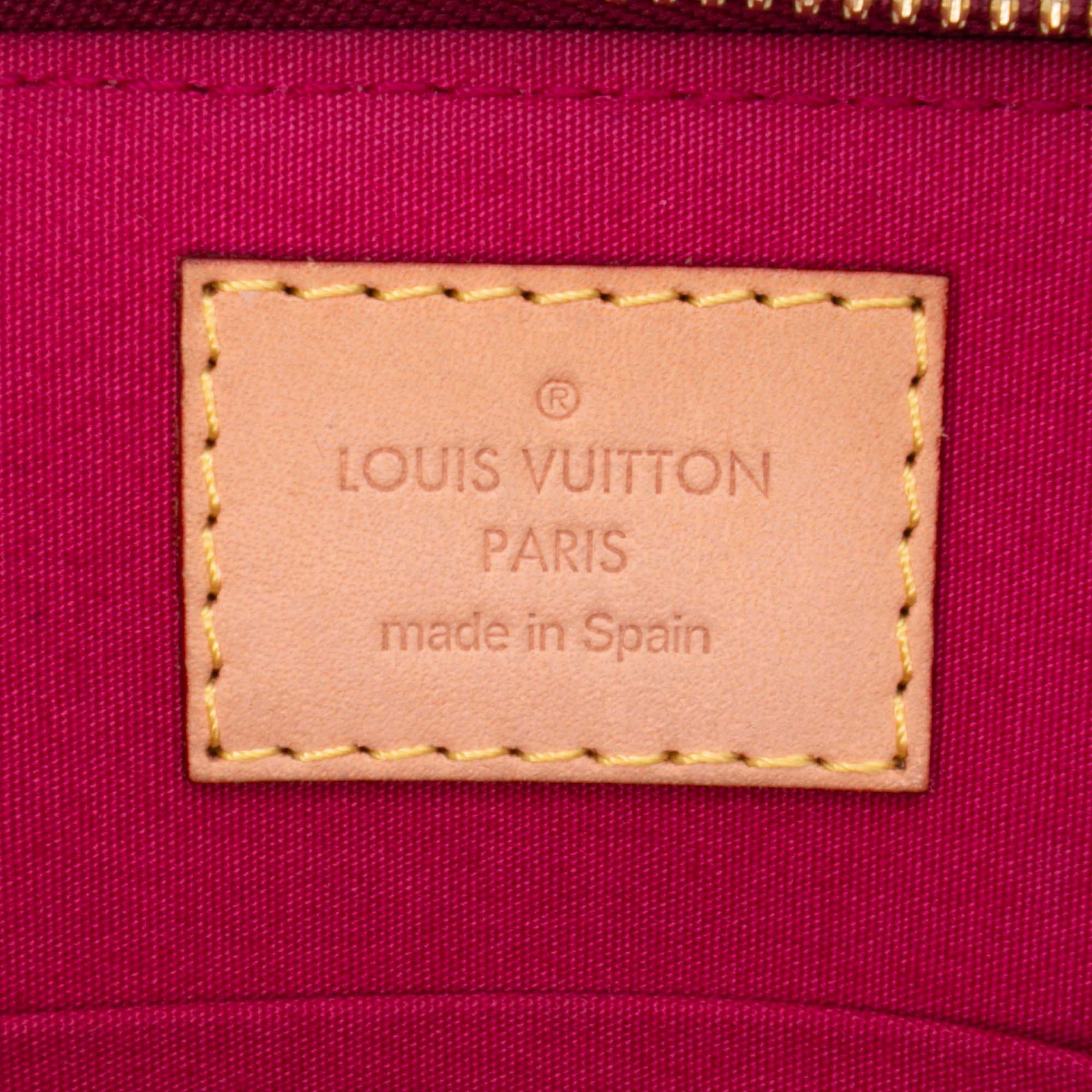 Louis Vuitton Monogram Vernis Alma Bb