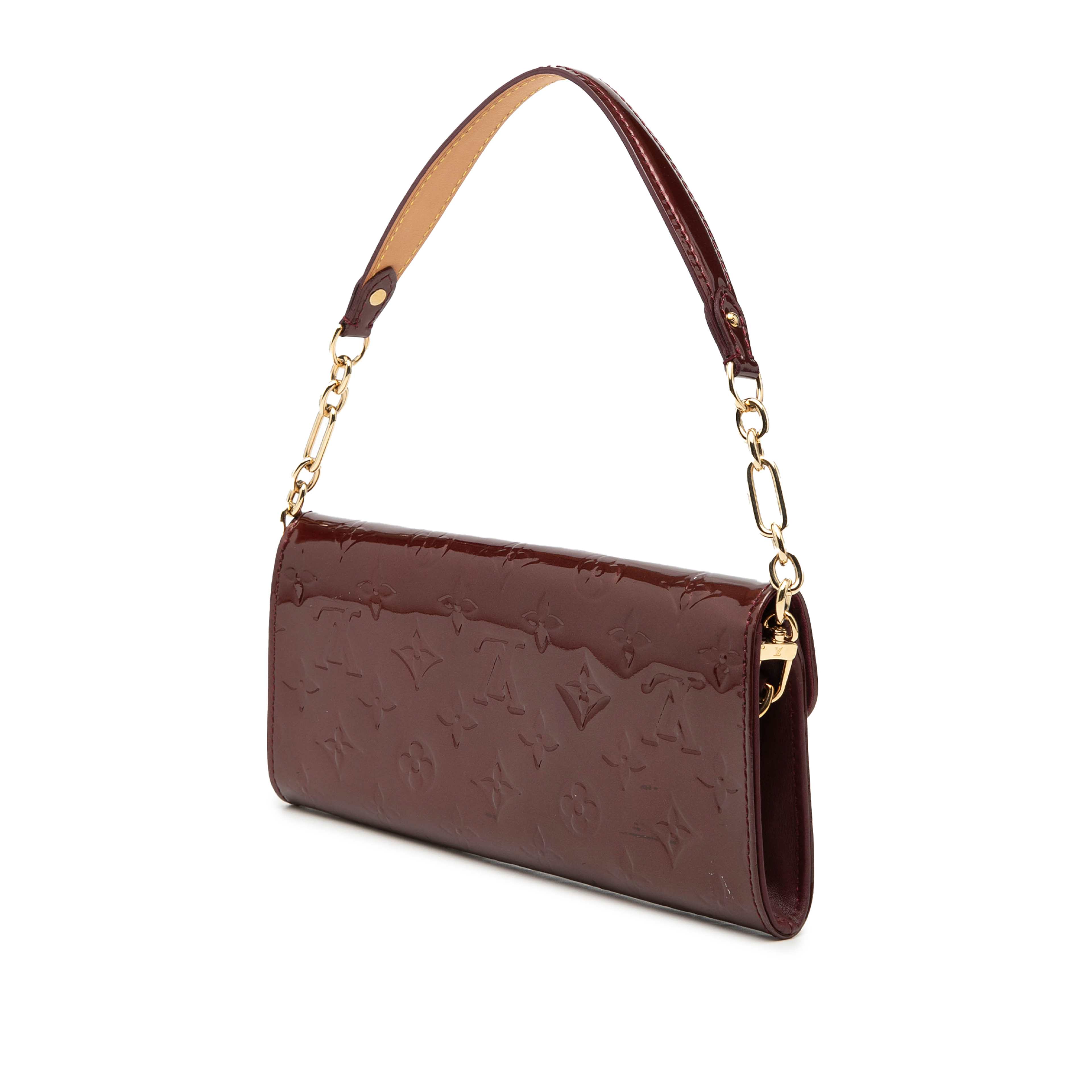 Louis Vuitton Monogram Vernis Sunset Boulevard, från Luxclusif, i färgen burgundy. Klicka för att öppna bilden i stort format