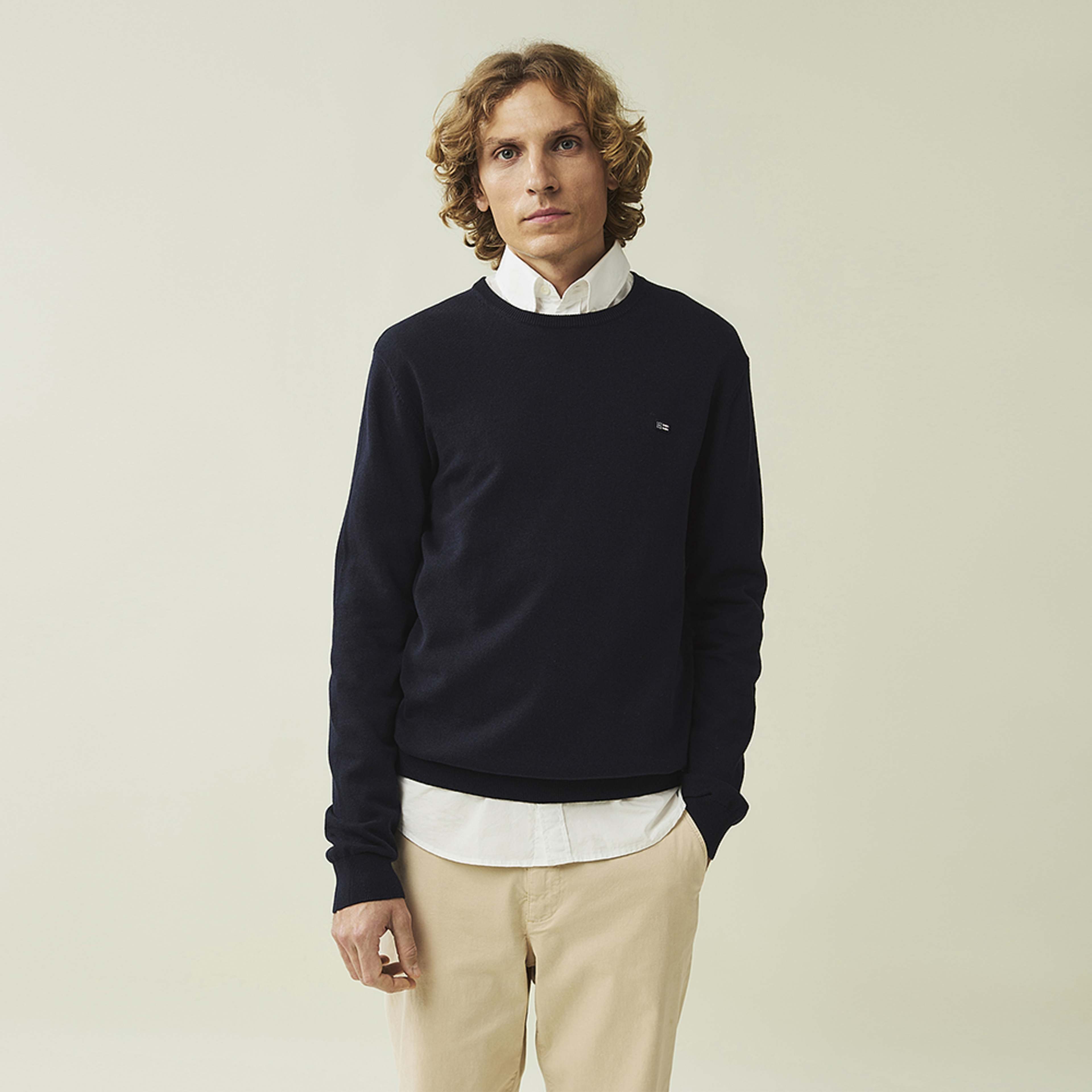 Bradley Cotton Crew Sweater