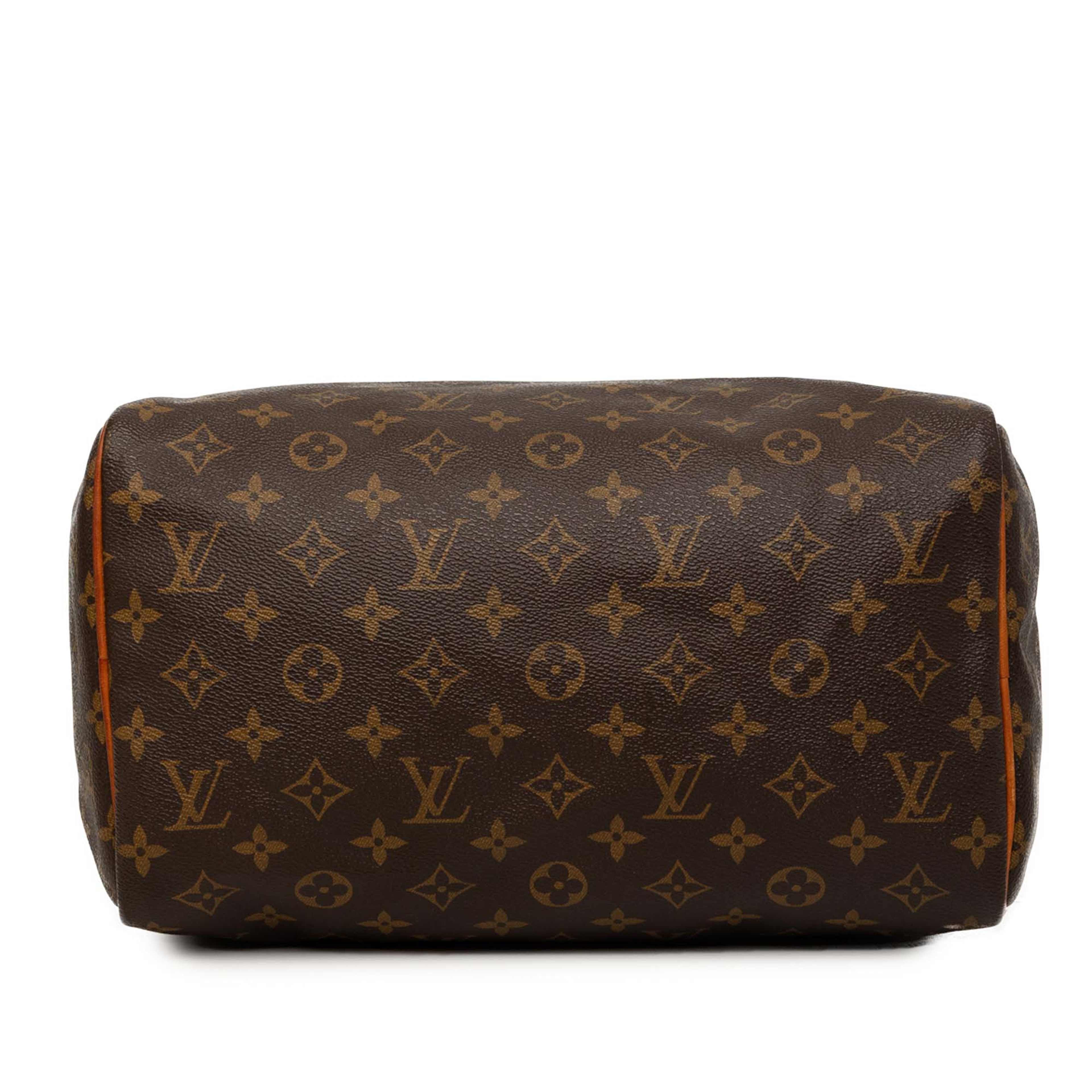 Louis Vuitton Monogram Speedy 30, från Luxclusif, i färgen brun. Klicka för att öppna bilden i stort format