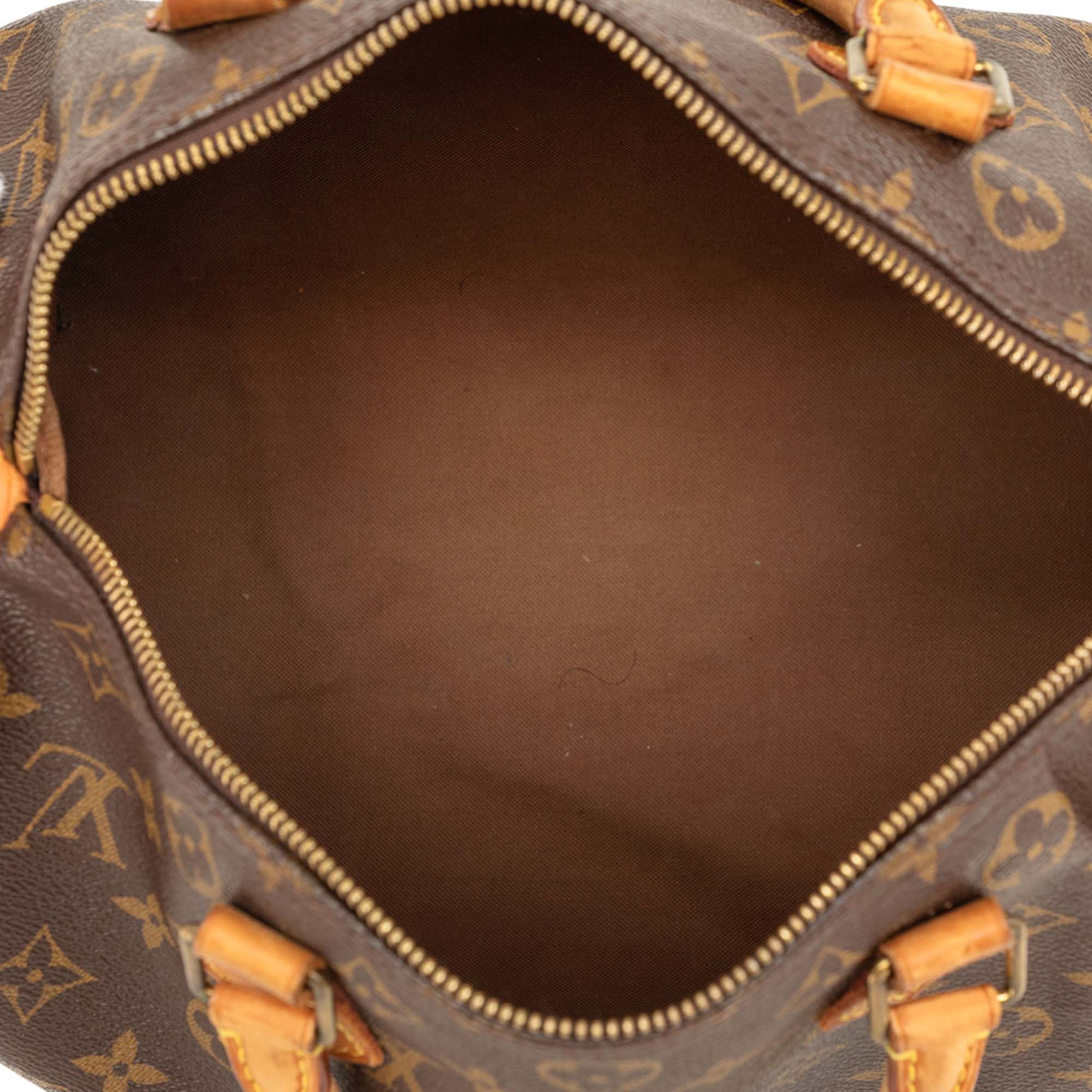 Louis Vuitton Monogram Speedy 30, från Luxclusif, i färgen brun. Klicka för att öppna bilden i stort format