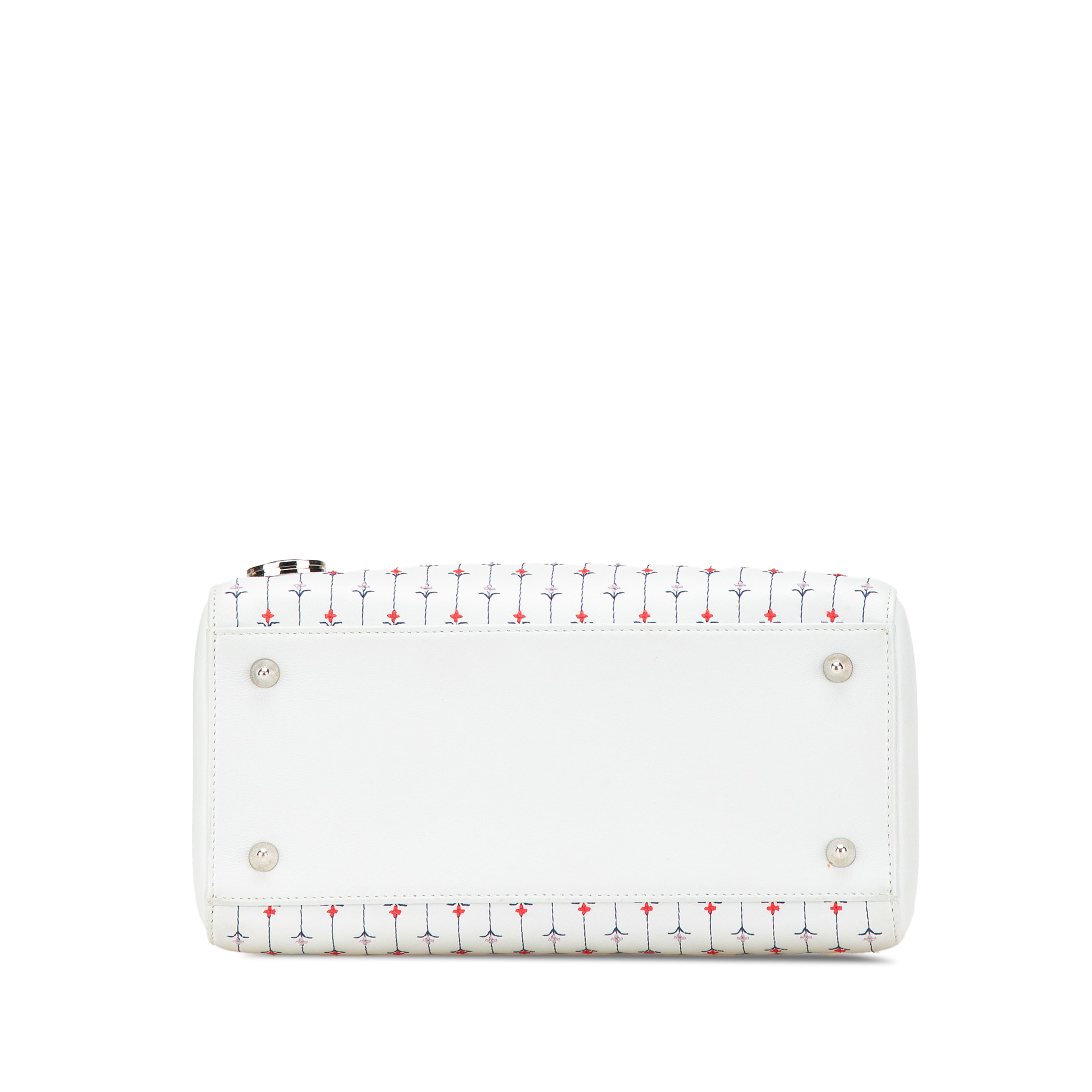 Dior Medium Calfskin Embroidered Flower Lady Dior