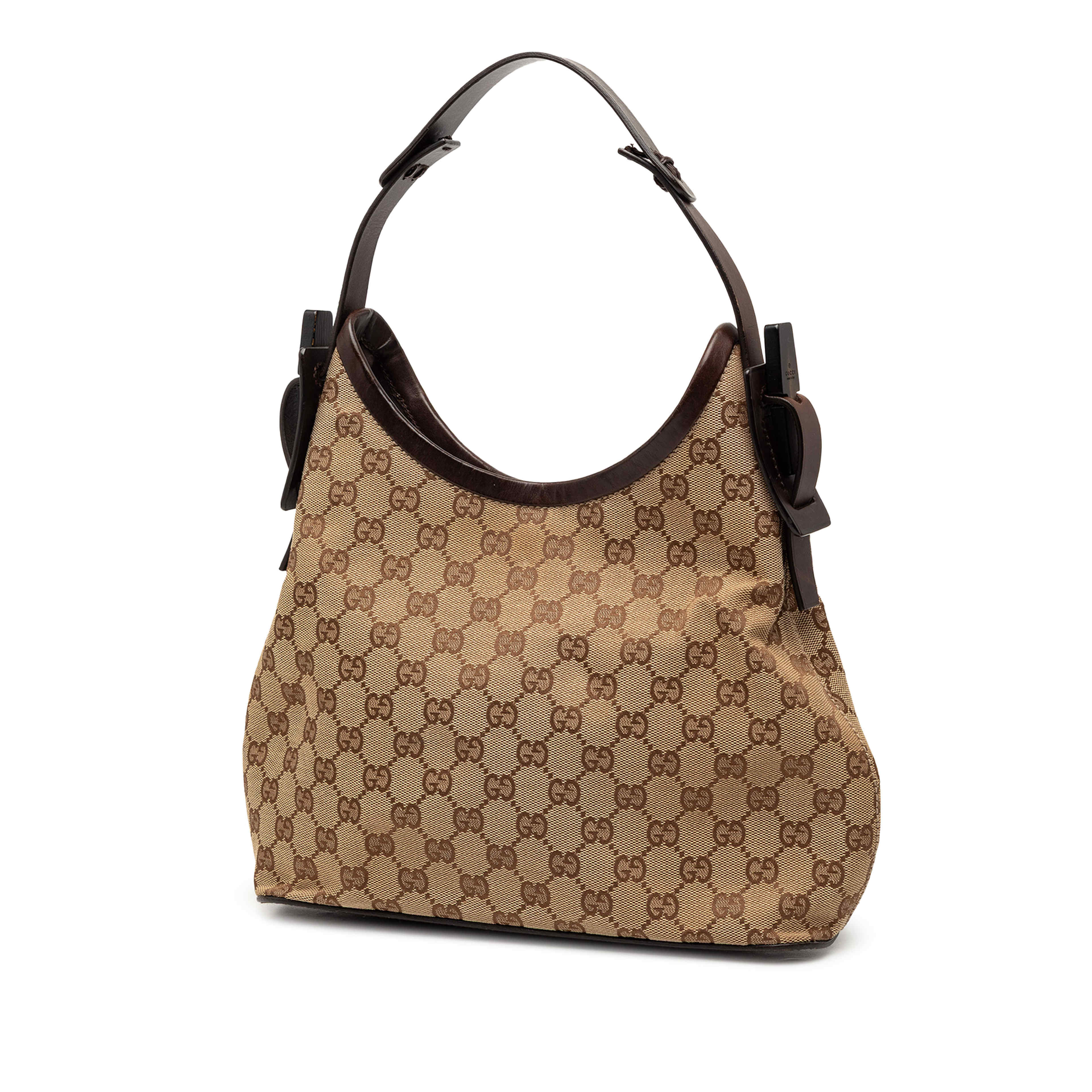 Gucci Gg Canvas Shoulder Bag, från Luxclusif, i färgen beige. Klicka för att öppna bilden i stort format