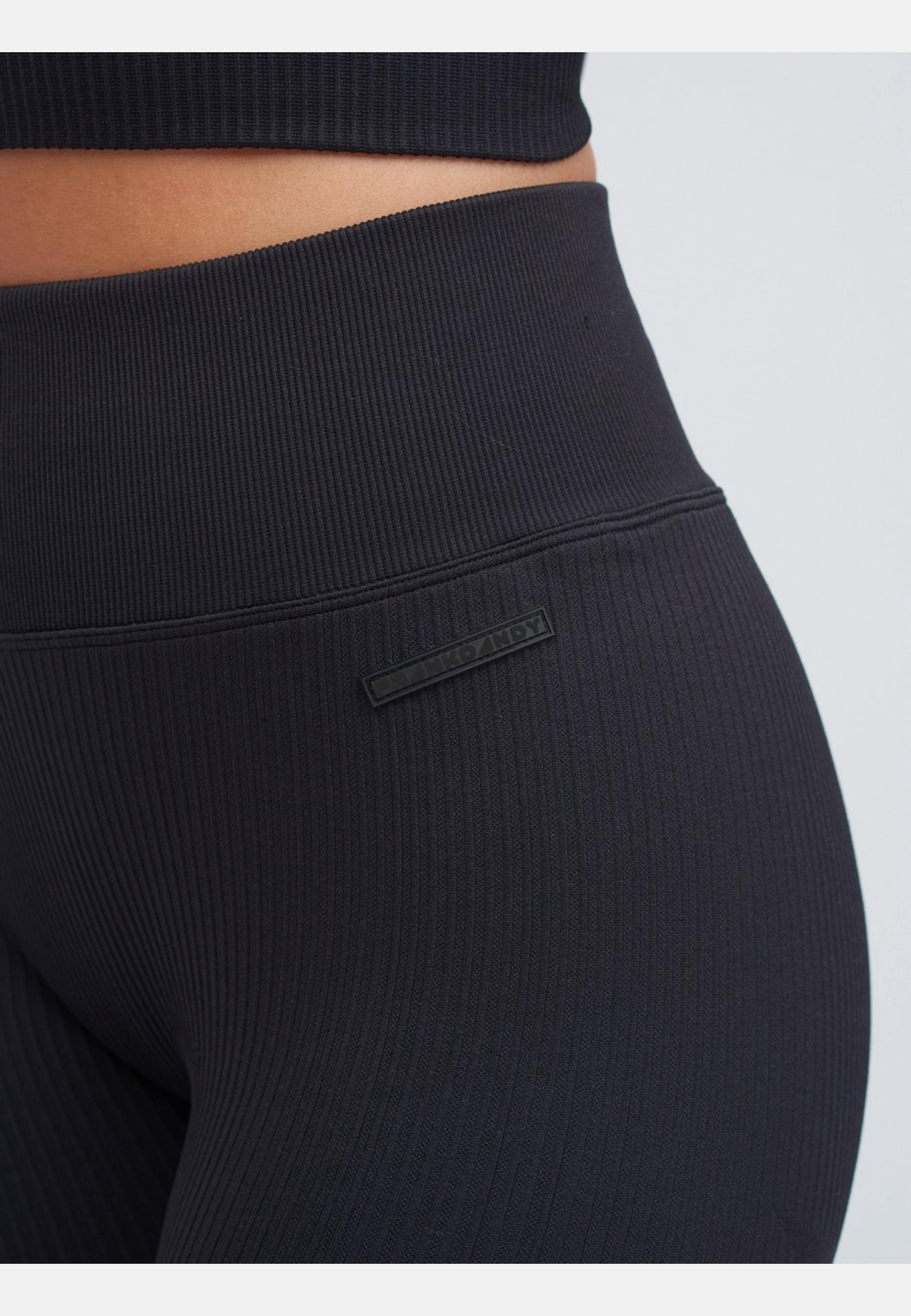 Women's Ribbed Tights, från Frank Dandy, i färgen black. Klicka för att öppna bilden i stort format