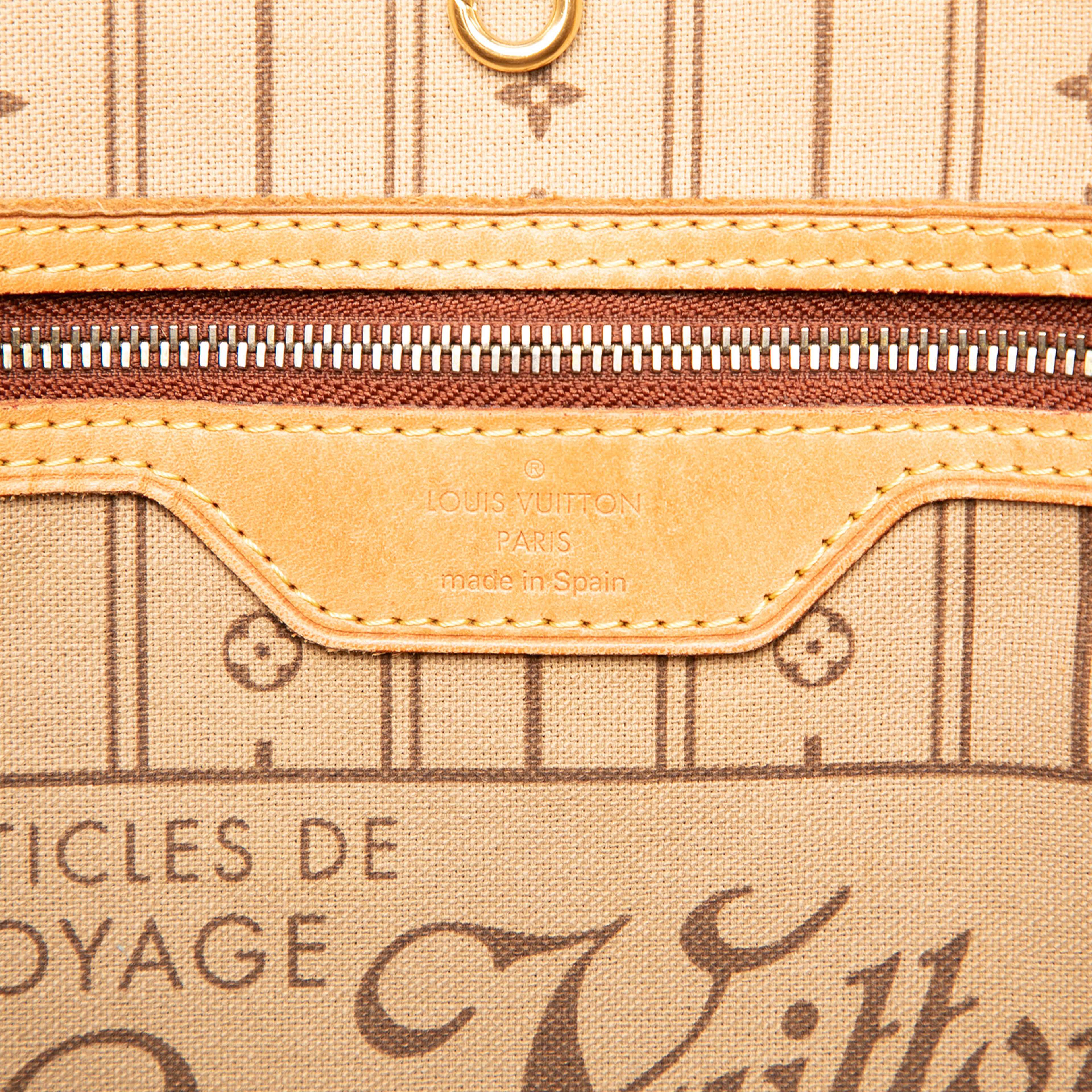 Louis Vuitton Monogram Neverfull Mm, från Luxclusif, i färgen brown. Klicka för att öppna bilden i stort format