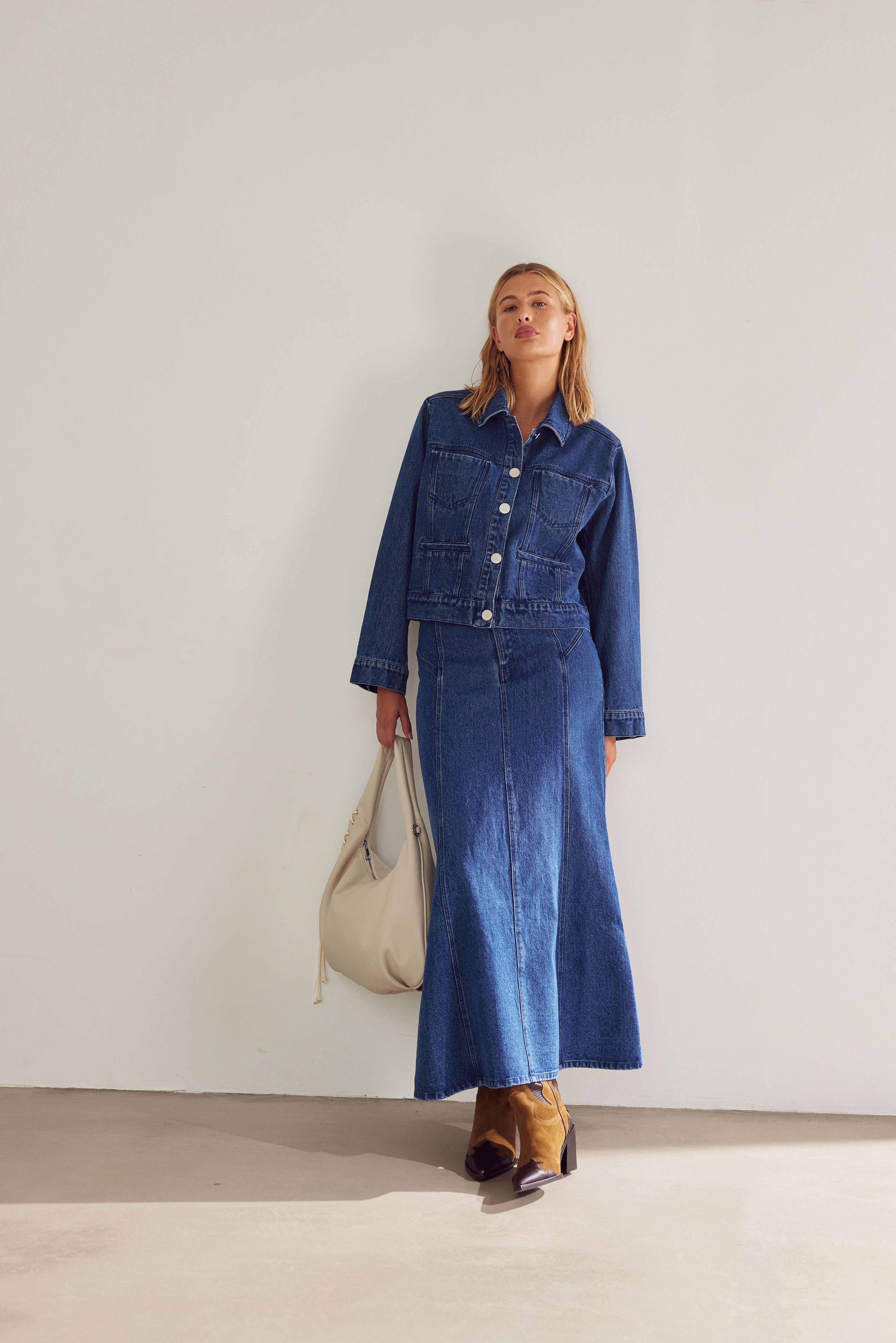 Legacy Skirt - Blue Denim