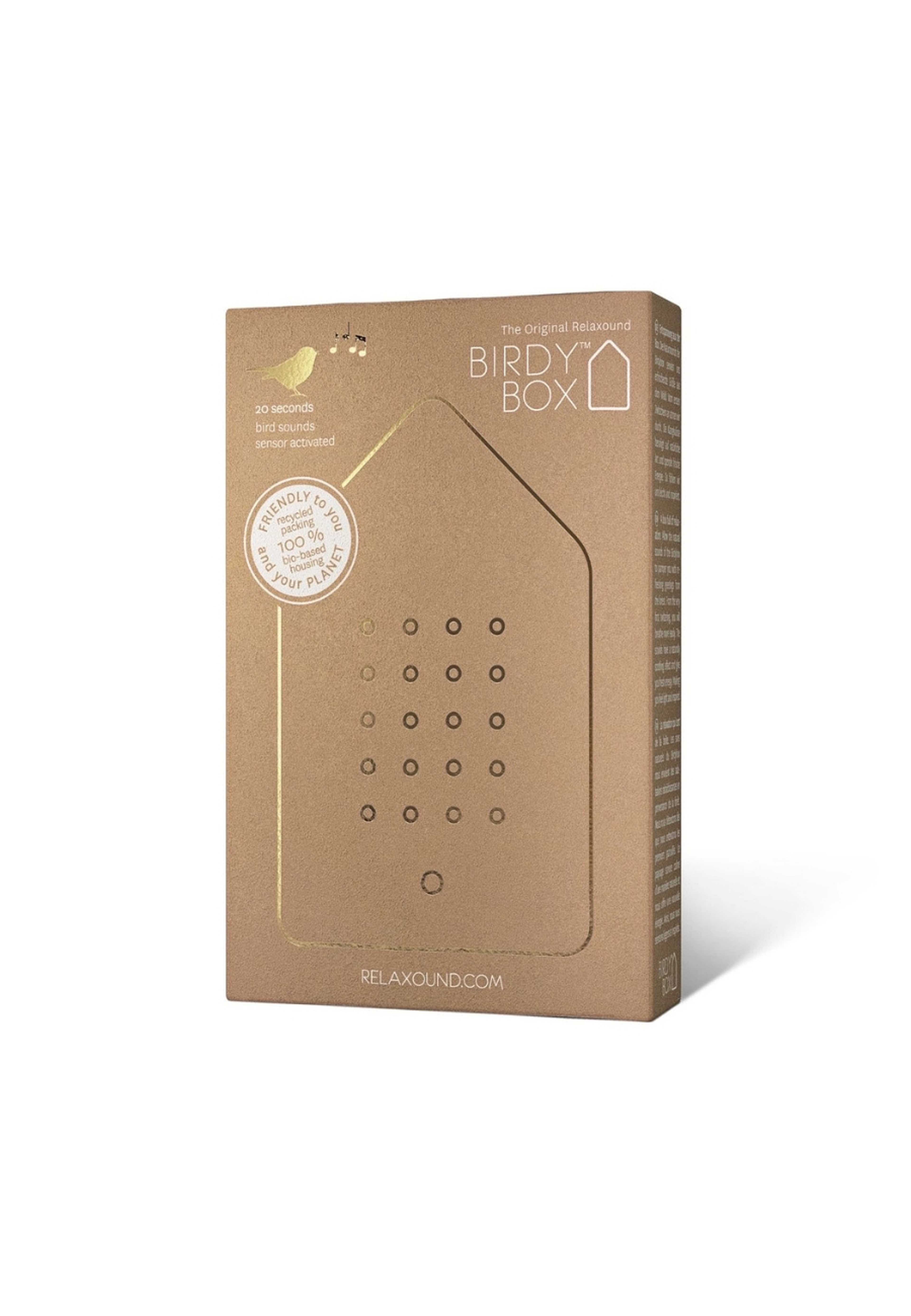 Birdybox Speldosa Fågelkvitter Mässing