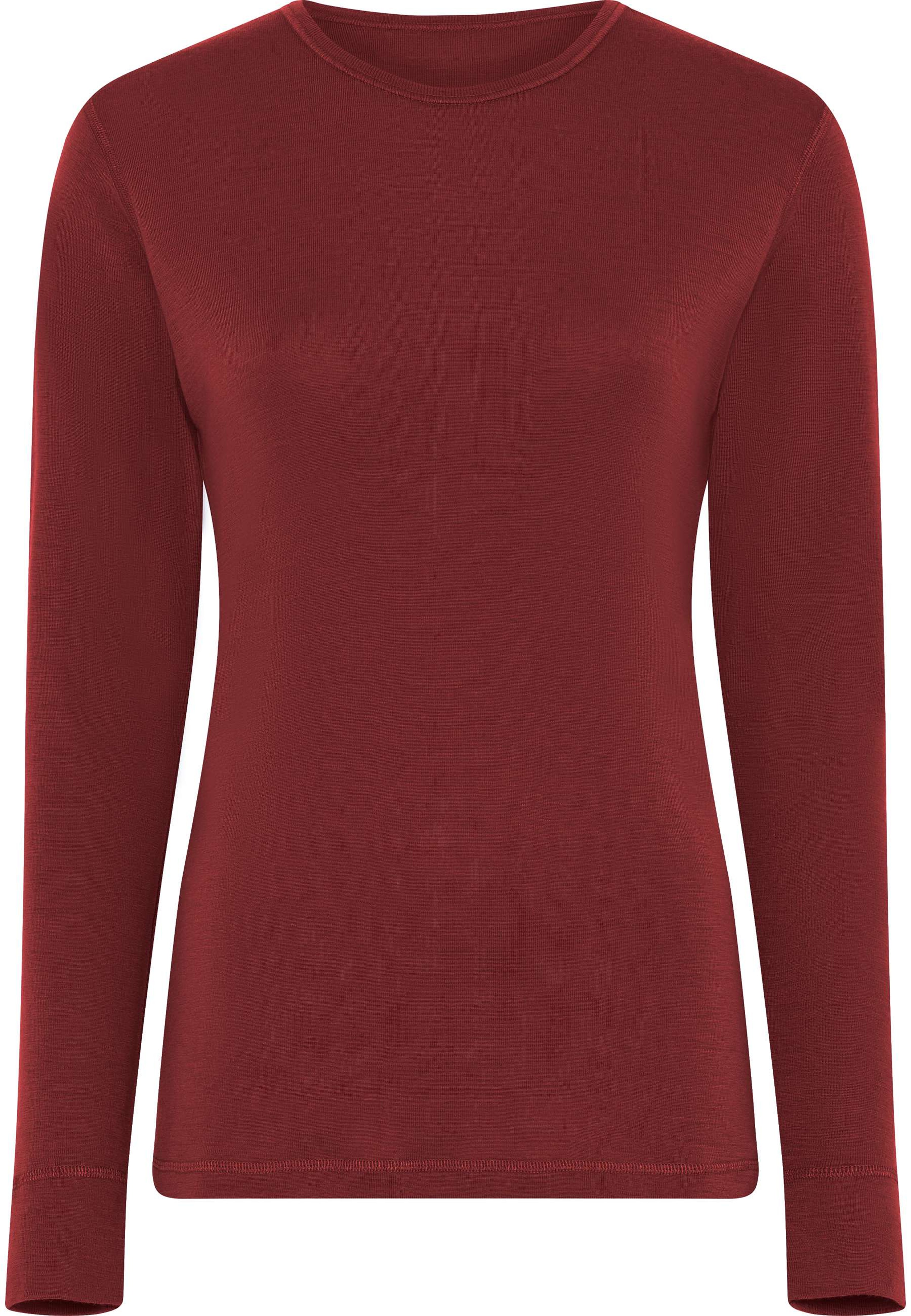 100% Merinoull, Långärmad T-shirt, Svart